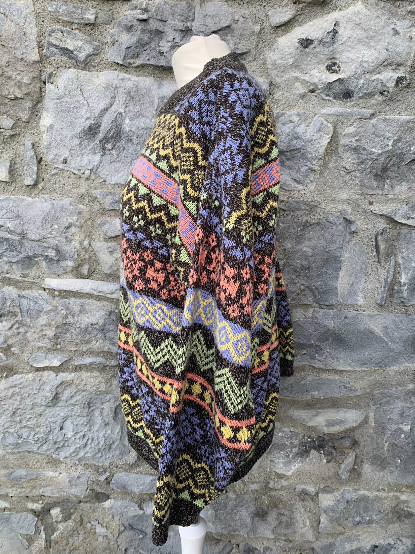 Esprit 90s geometric jumper M/L