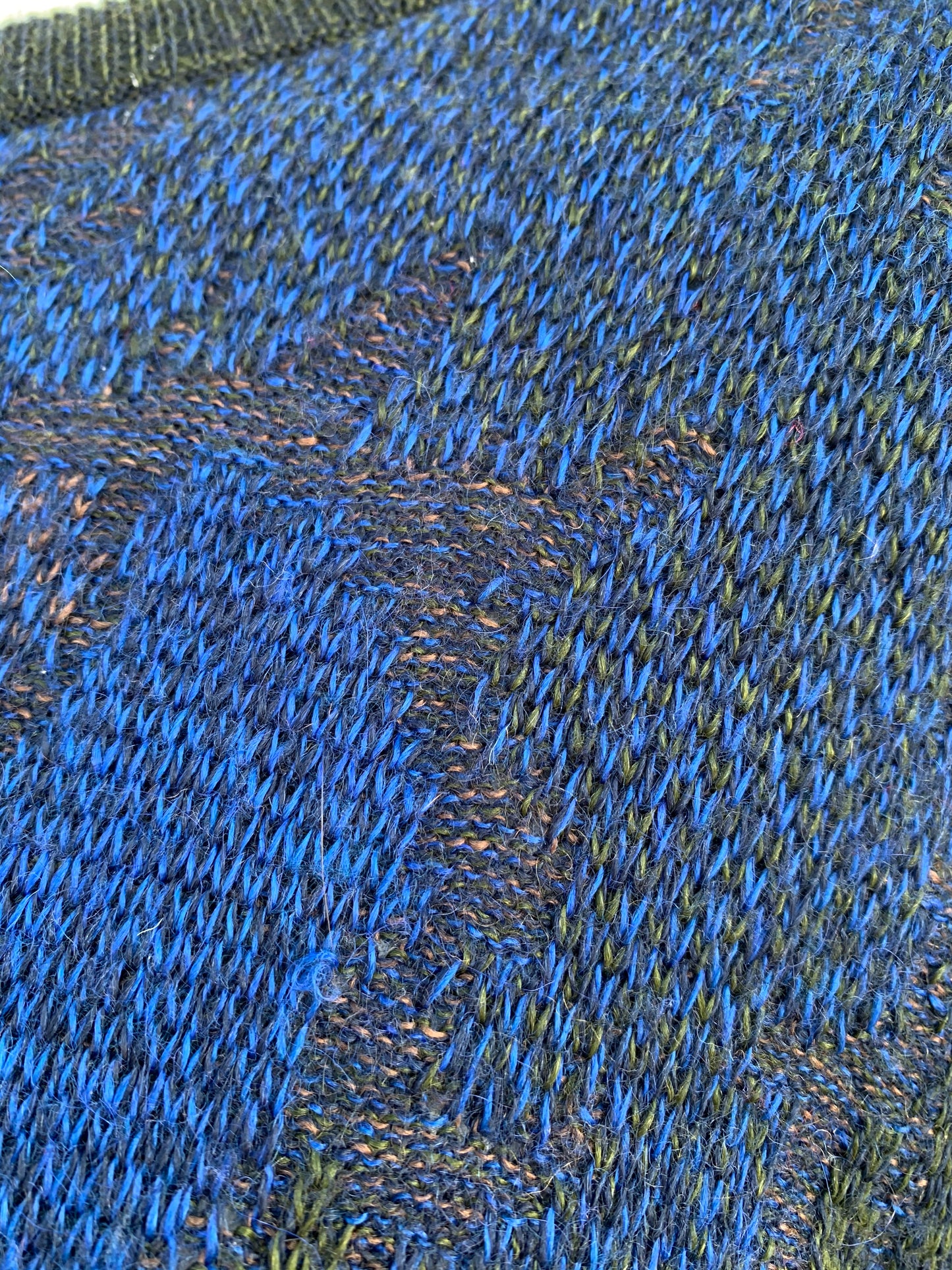Angelo Litrico blue&brown jumper Medium