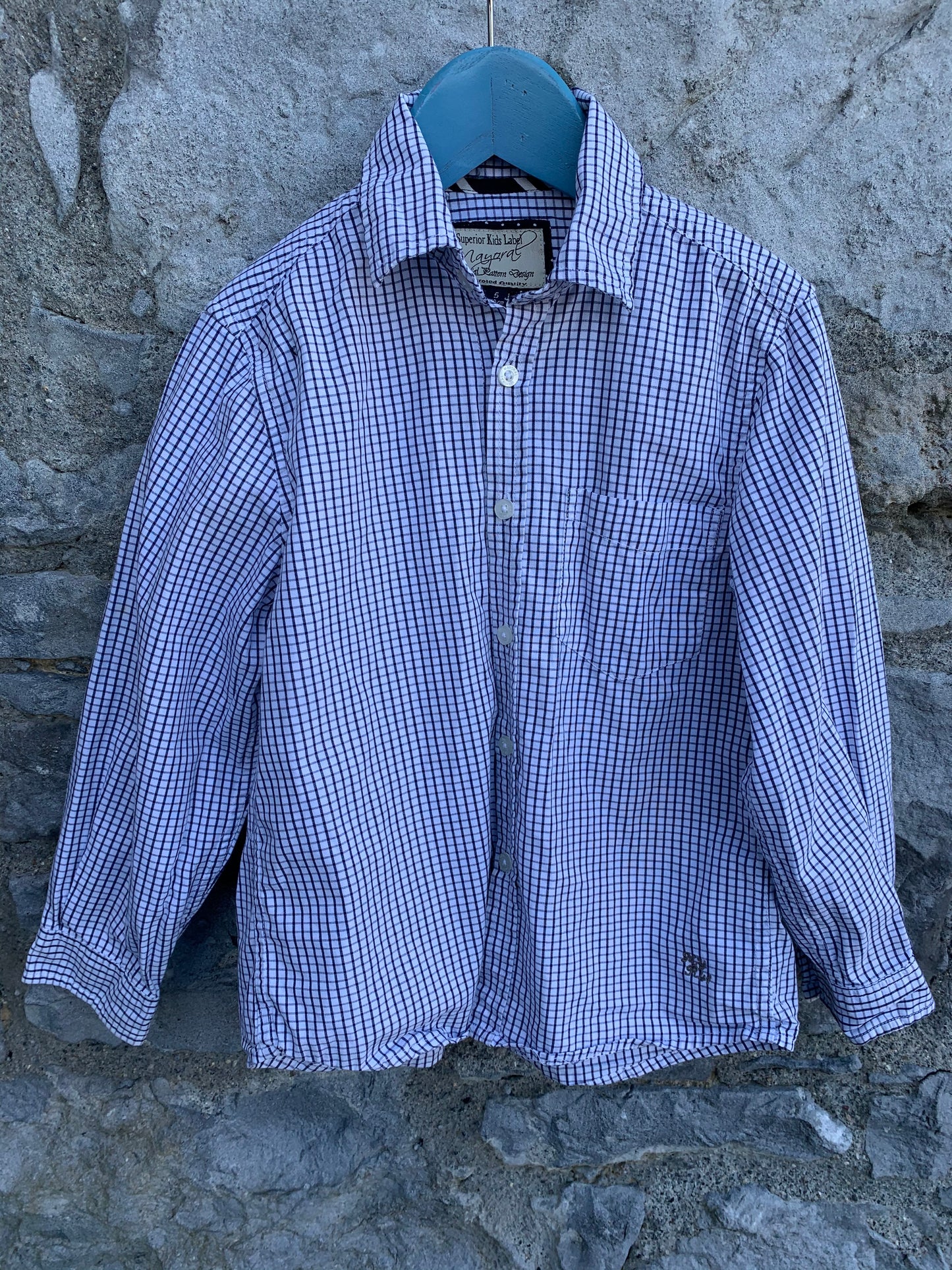 White&navy shirt 5y (110cm)