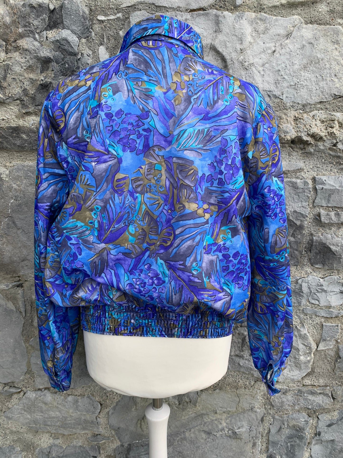 Blue blouse with a bow uk 16