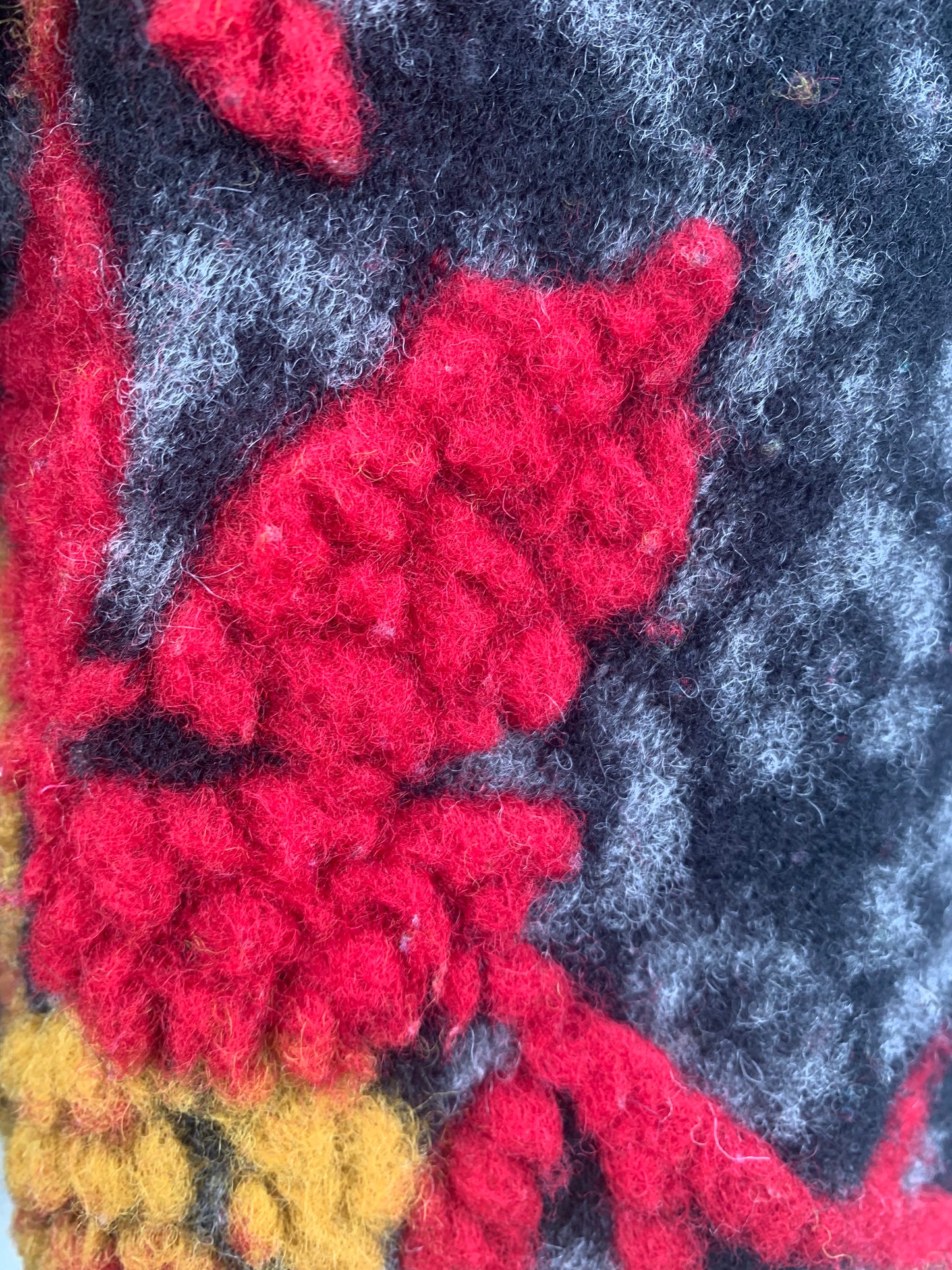 Fluffy floral gilet uk 10-16