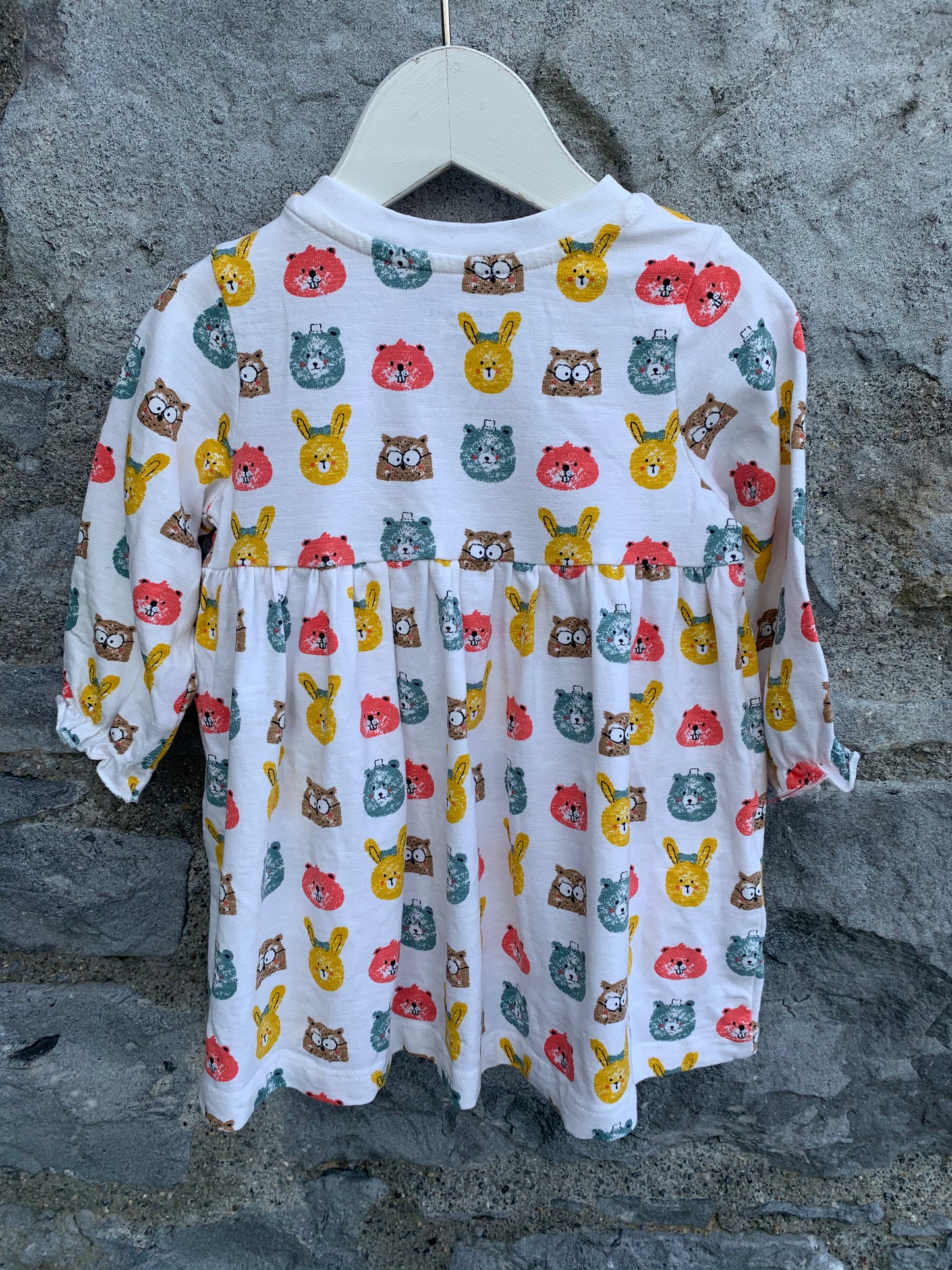 Animals heads dress 4-6m (62-68cm)
