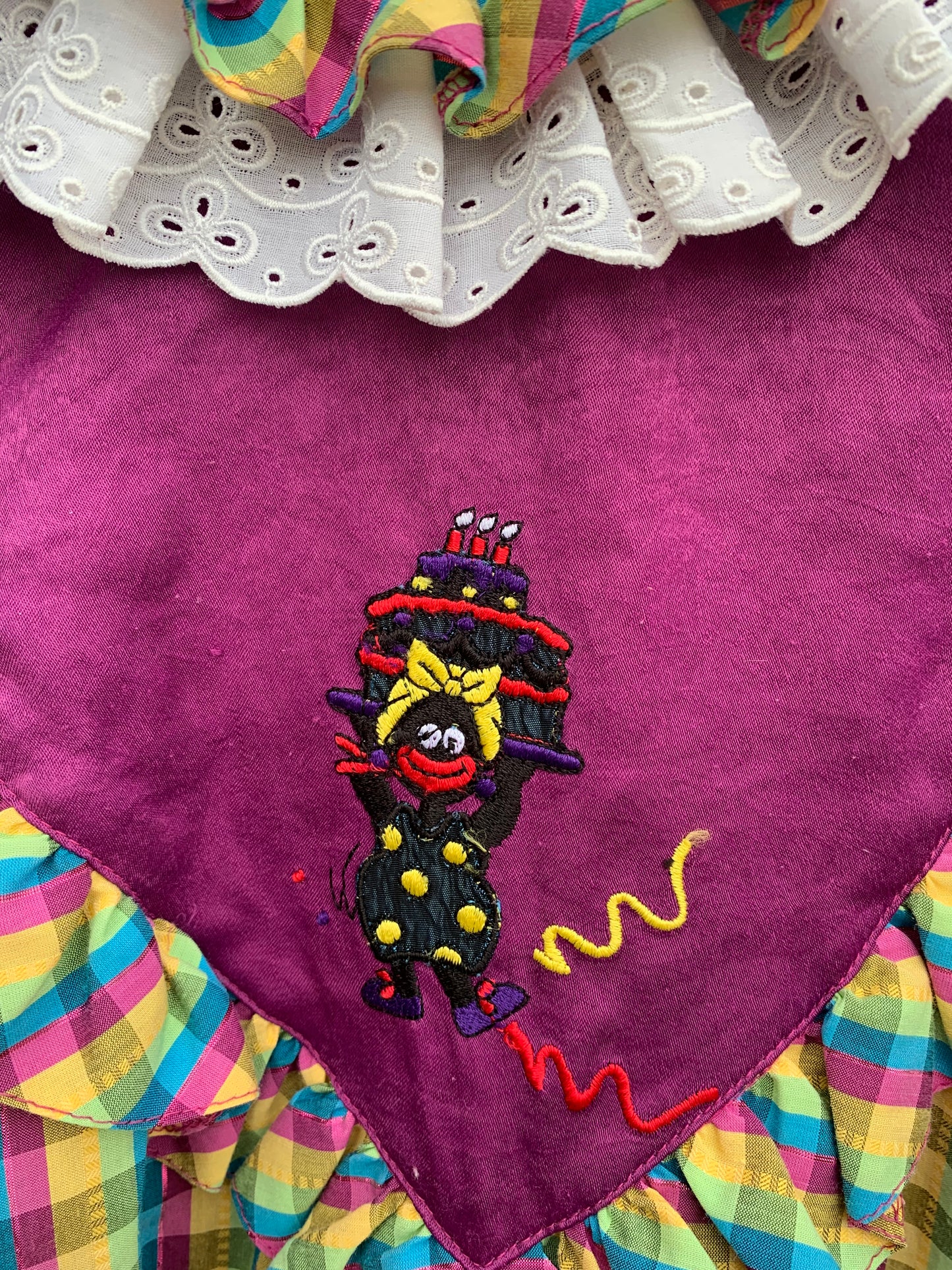 Check vintage onesie 12m (80cm)
