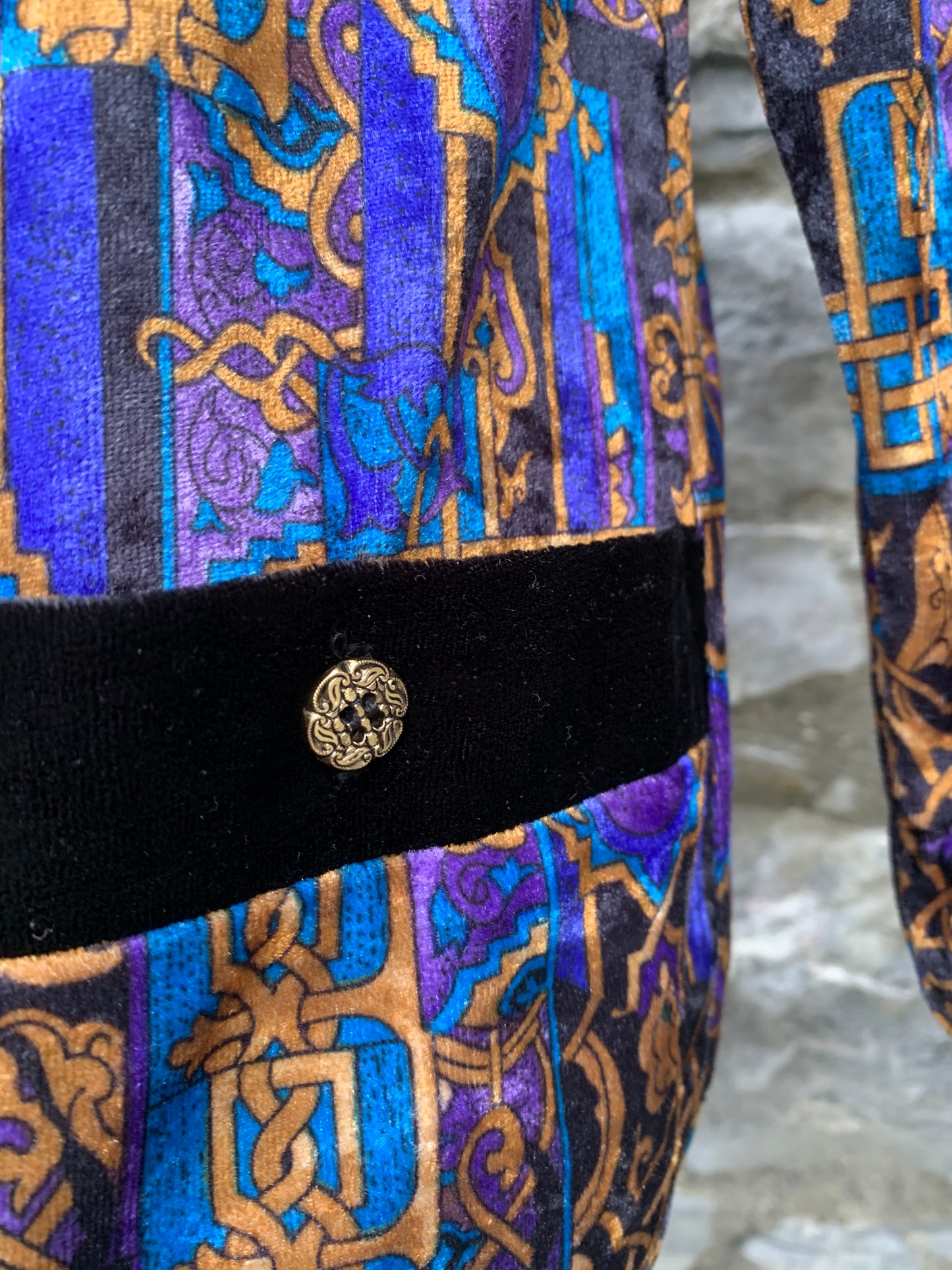 Gabell 80s velvet jacket uk 10-12