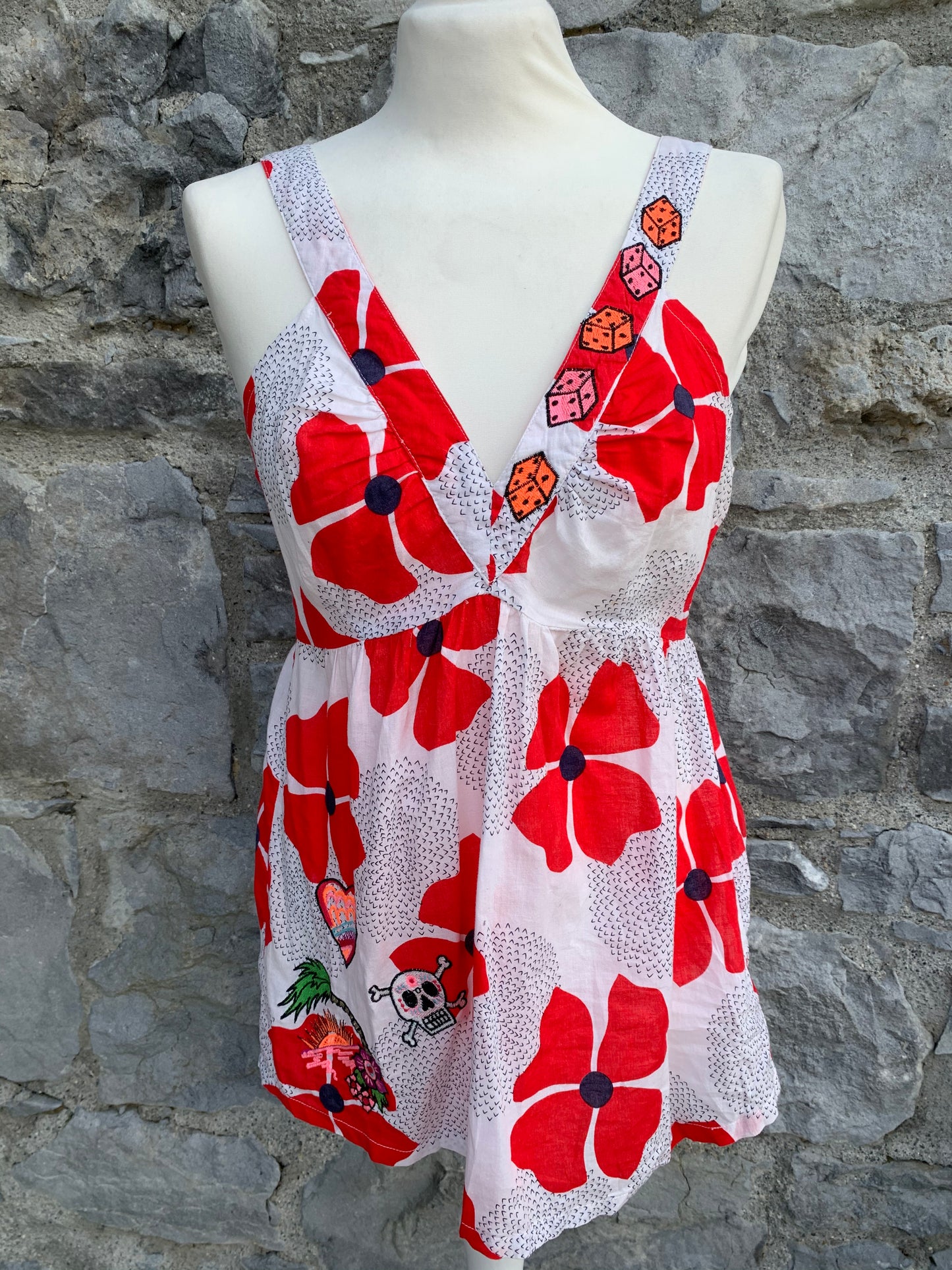 Poppies summer top uk 10