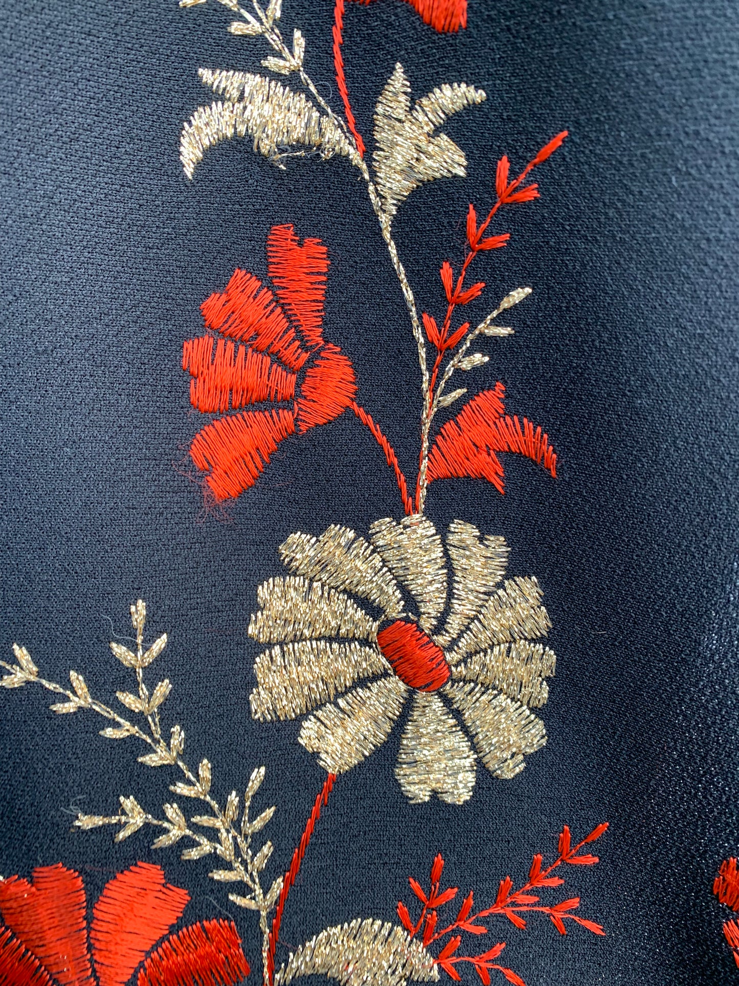 Embroidered maxi skirt uk 10