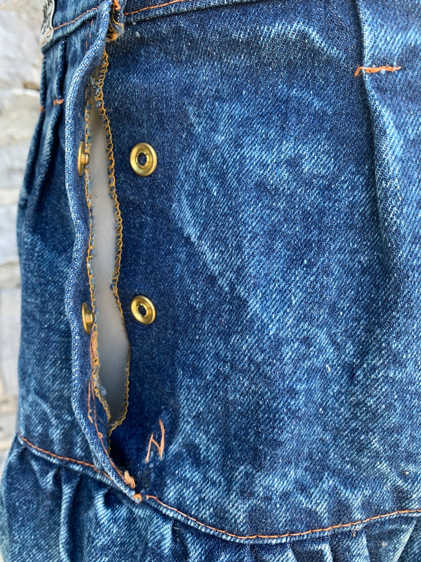 Lucky 80s denim skirt uk 6