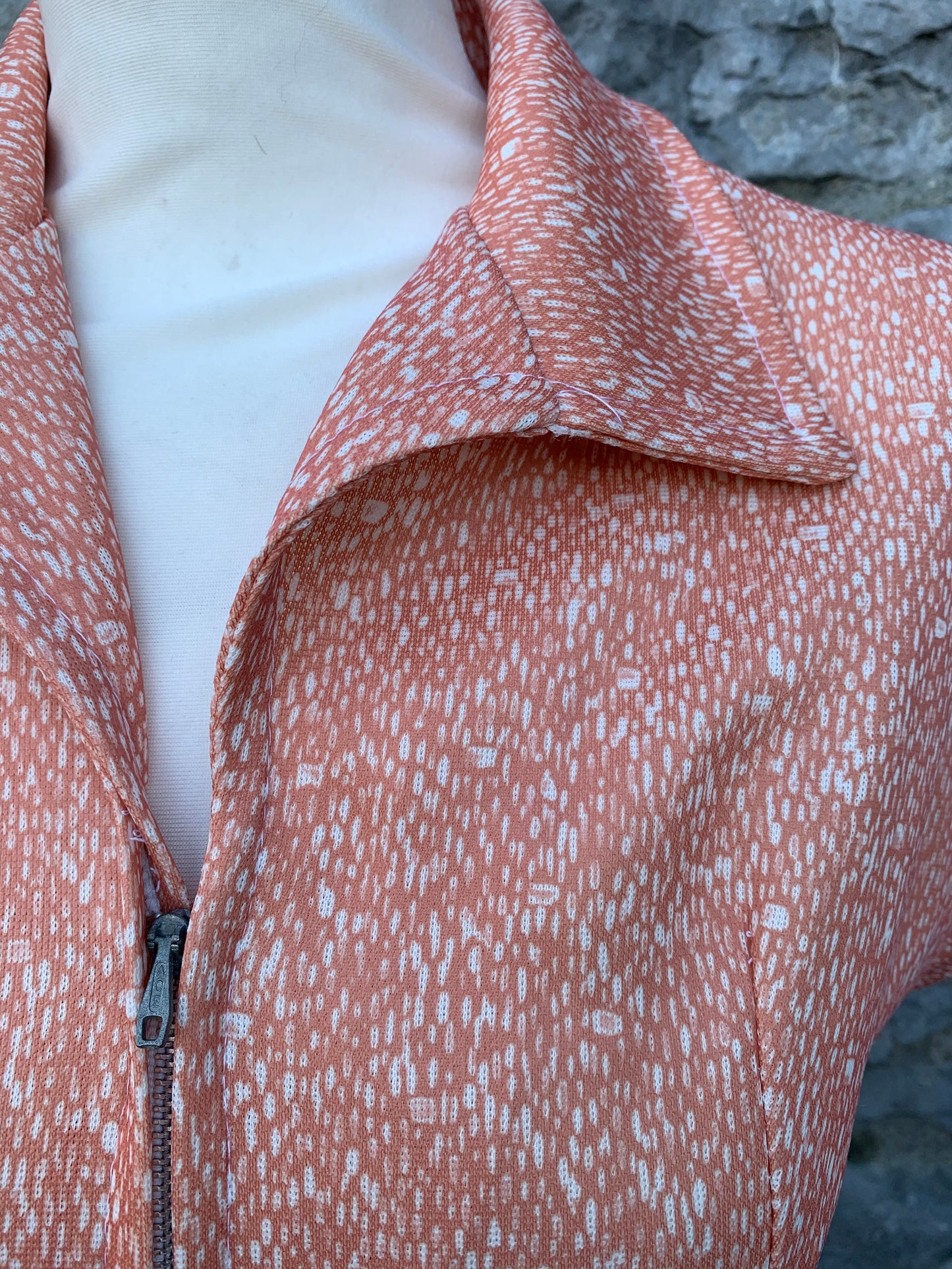 70s spotty dress uk 8