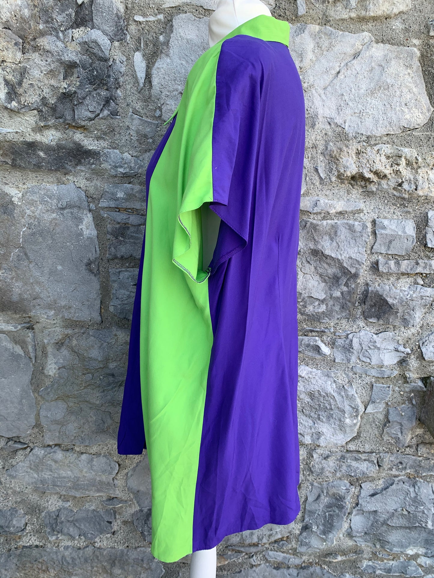 80s Green&blue shirt uk 12