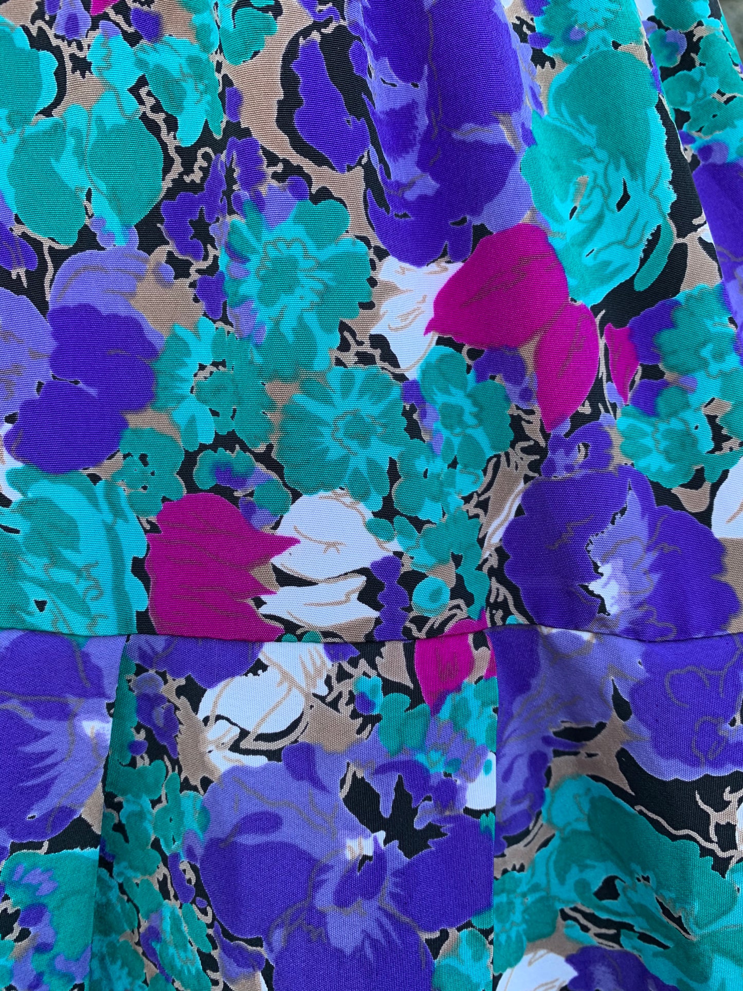 Floral midi skirt uk 8-14