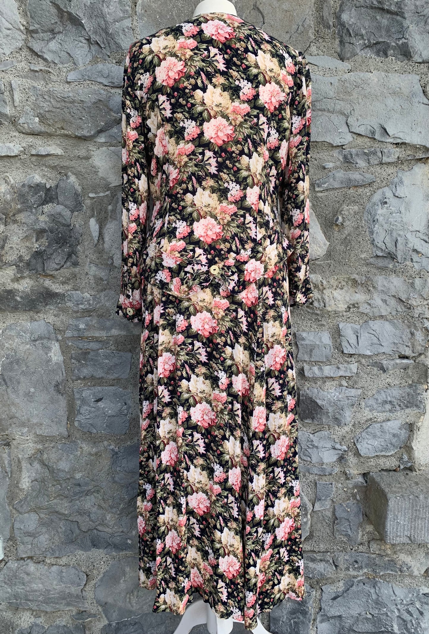 Almost Blue 90s floral maxi dress uk 8