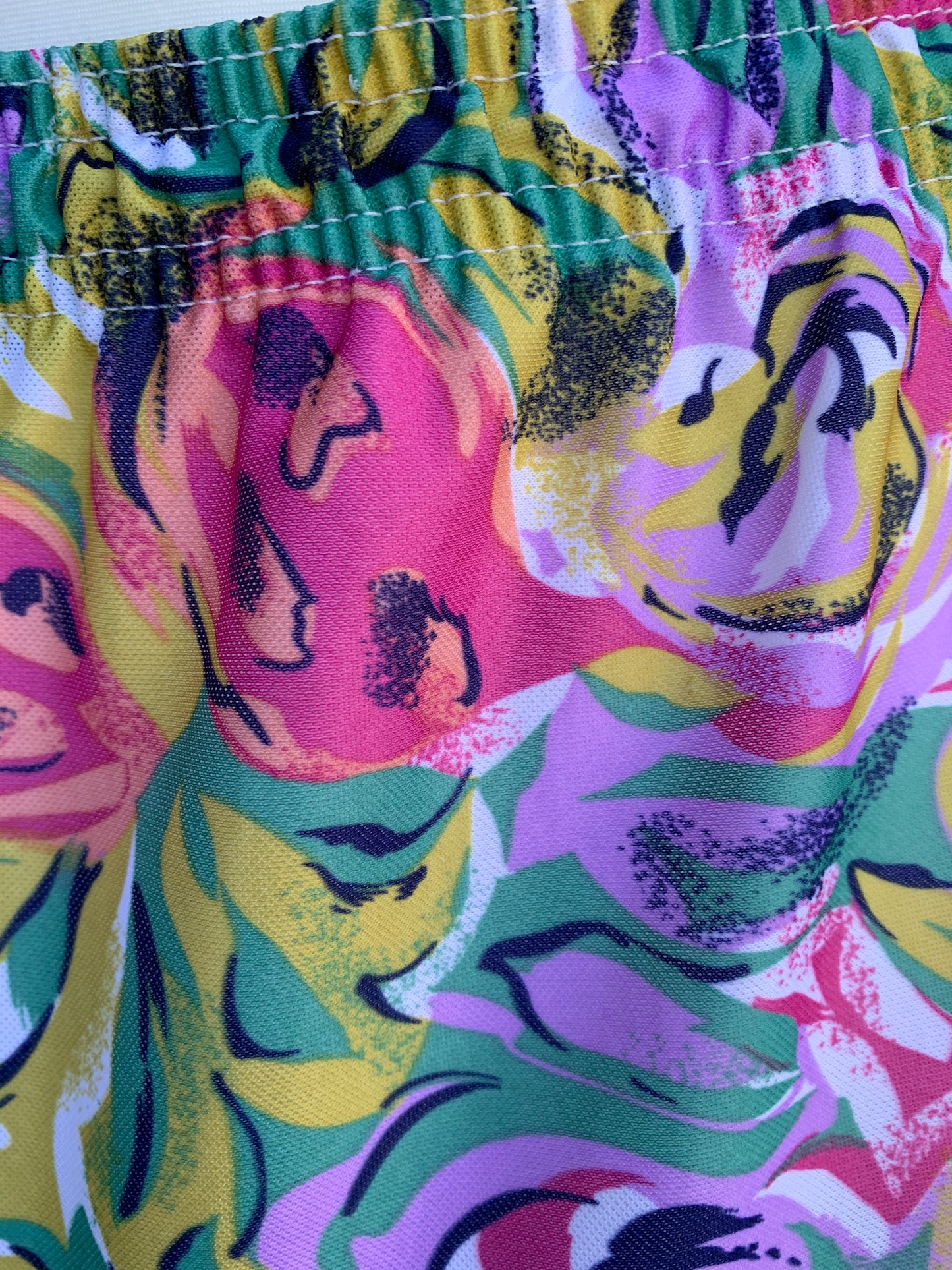 80s colourful floral skirt uk 8-12