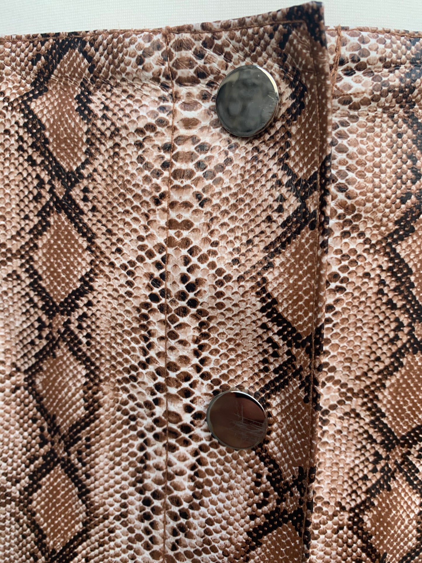 Snakeskin skirt uk 12