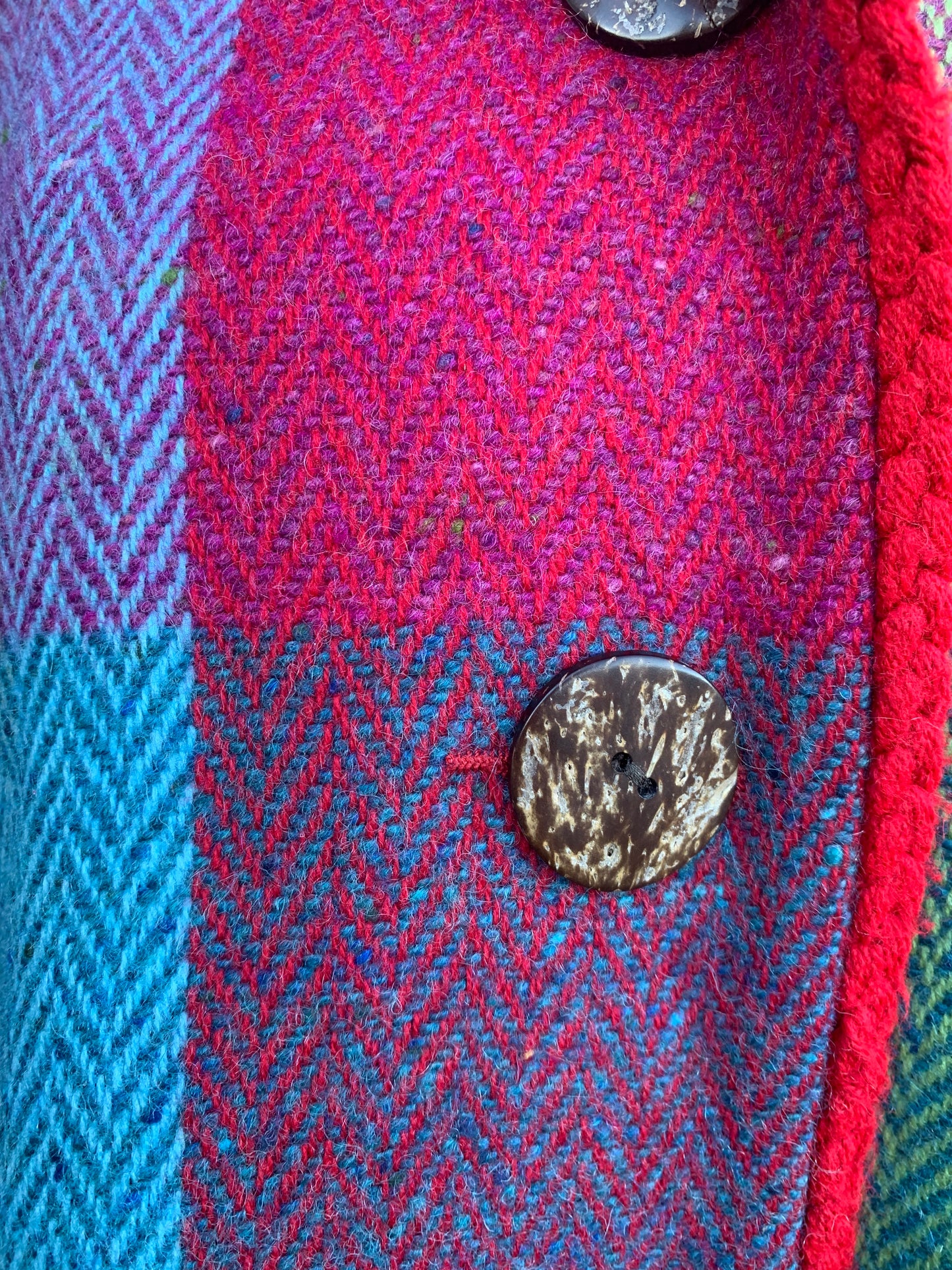 Rainbow tweed coat uk 14