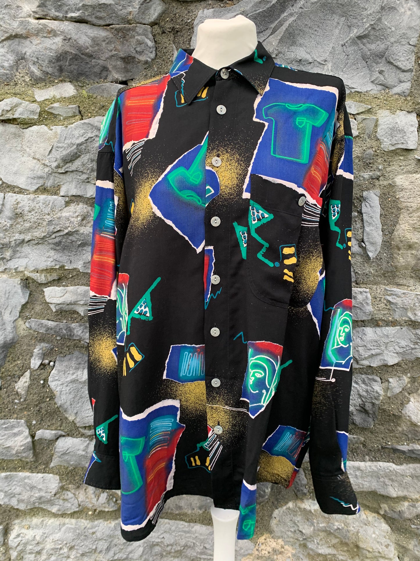 Club D'Amingo abstract shirt Medium
