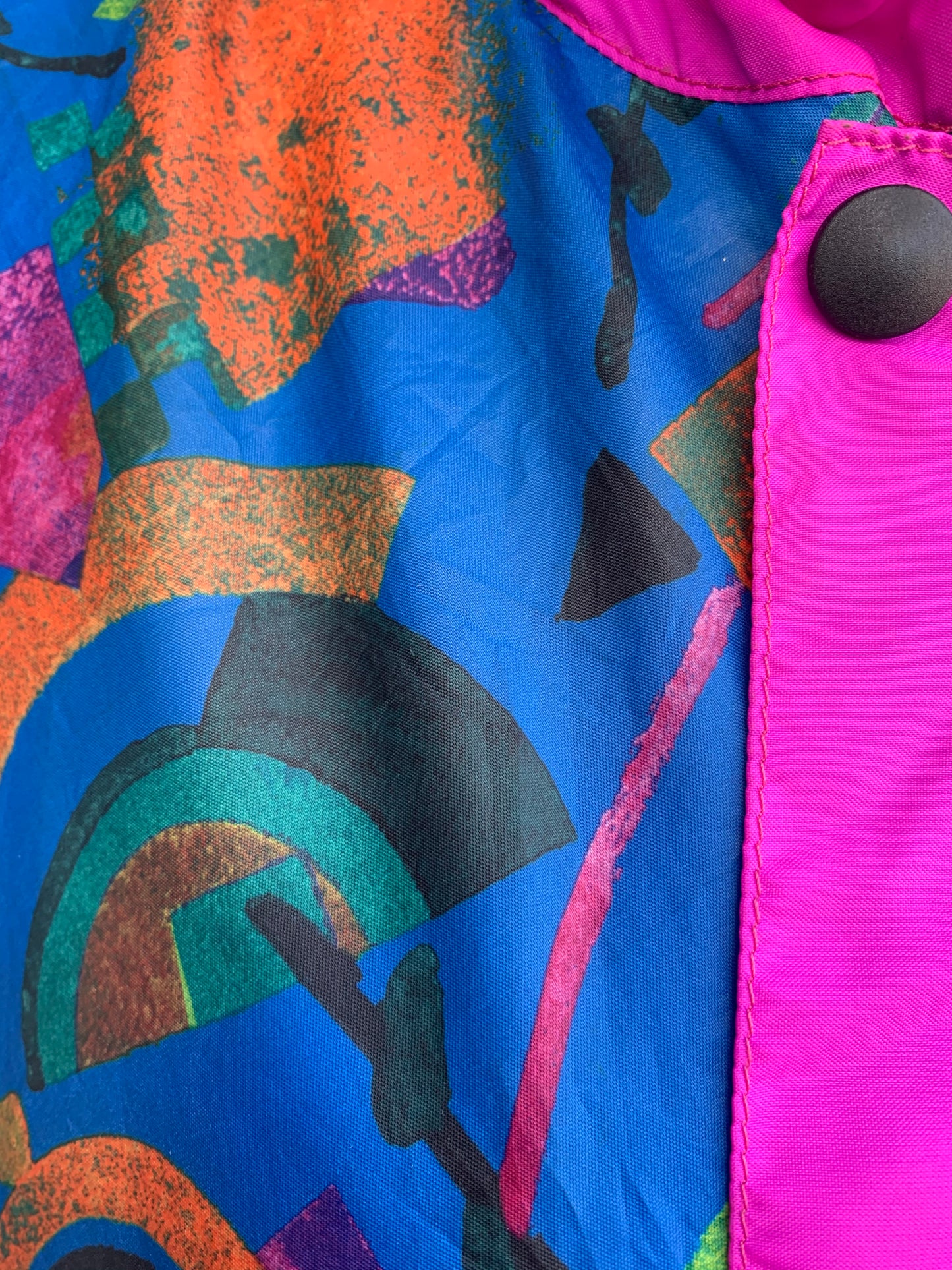 Etirel pink abstract windbreaker Small