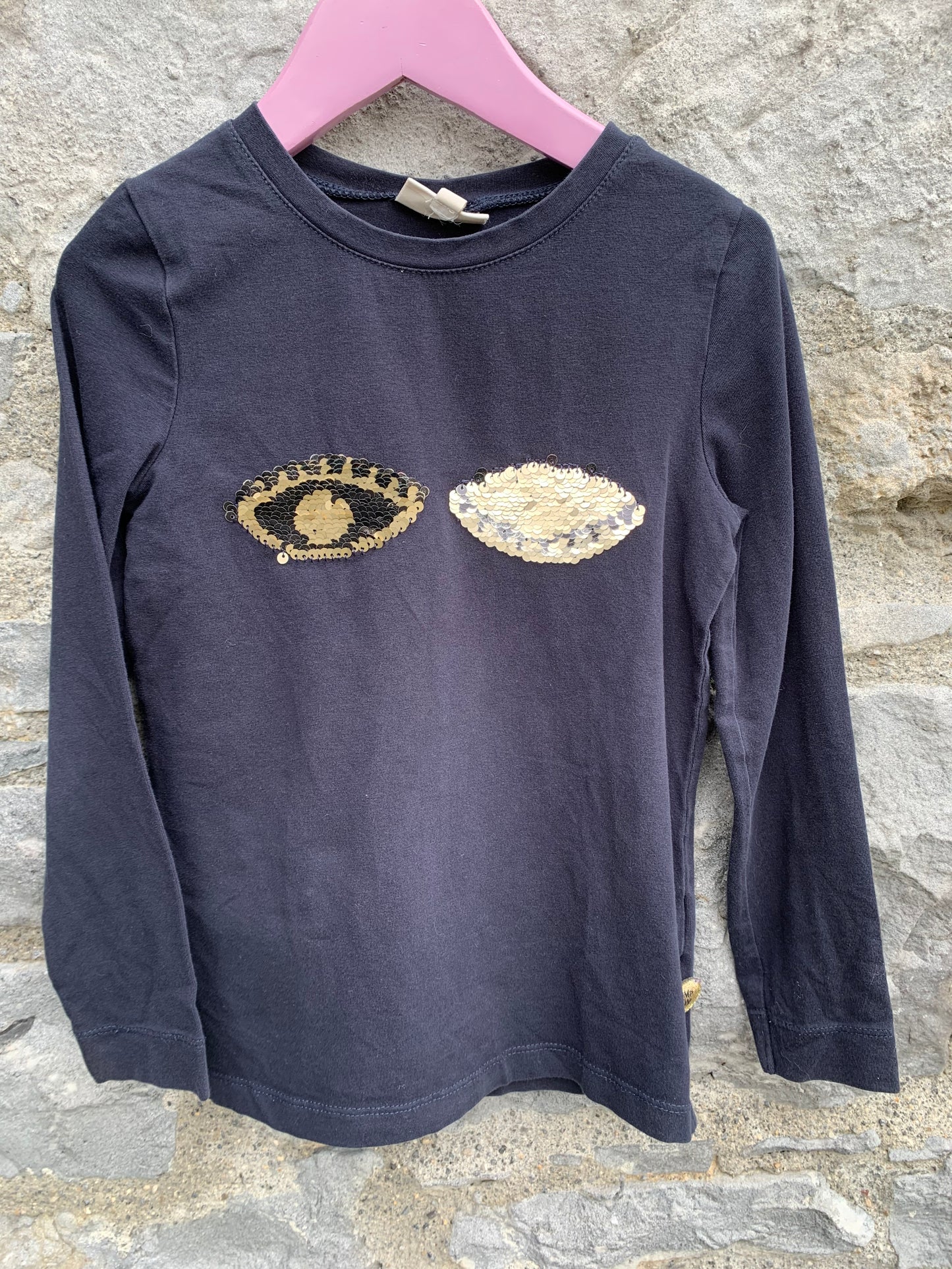 Sequin eyes top 5y (110cm)