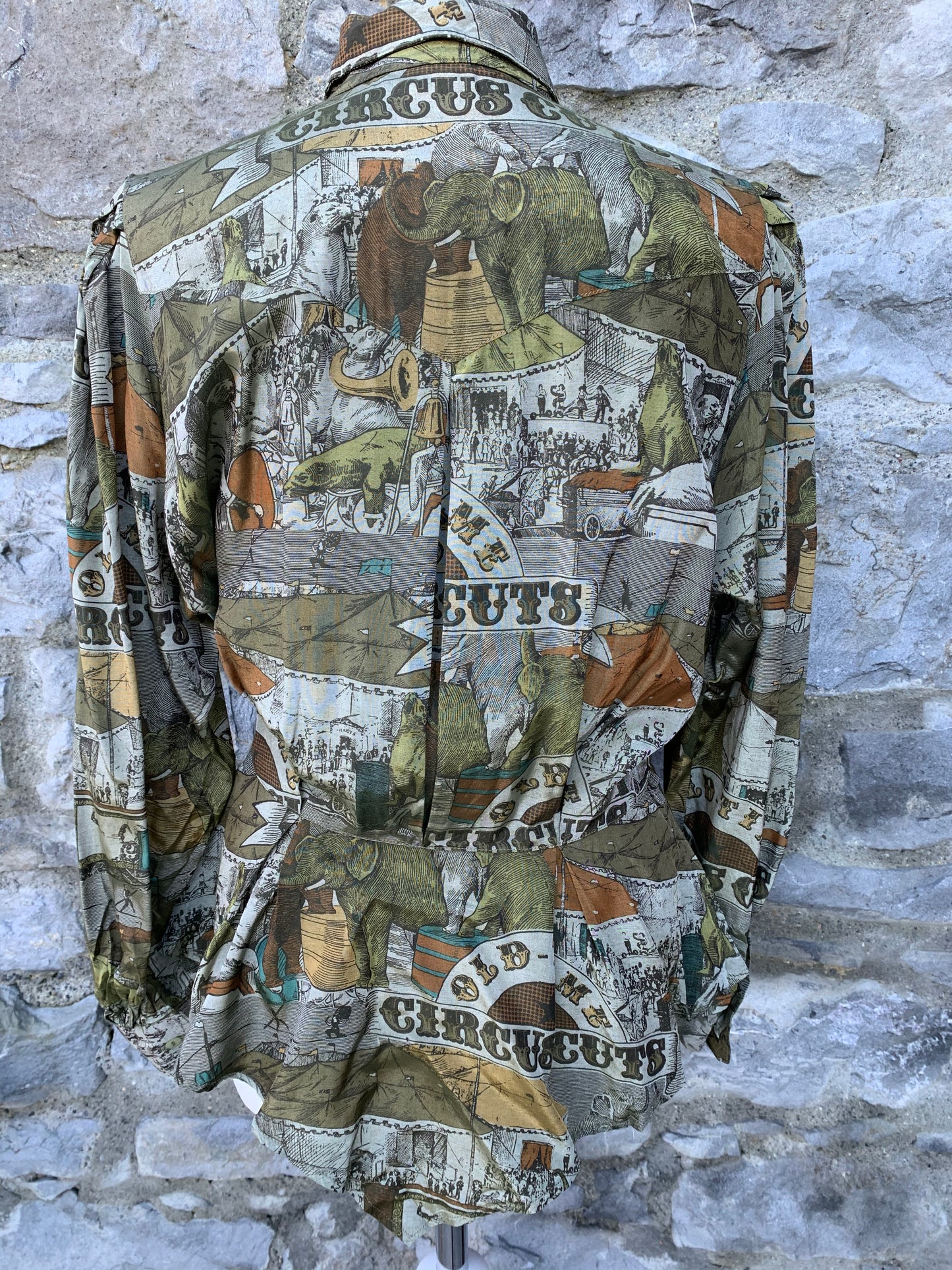 Pierre Franck 80s circus blouse uk 8