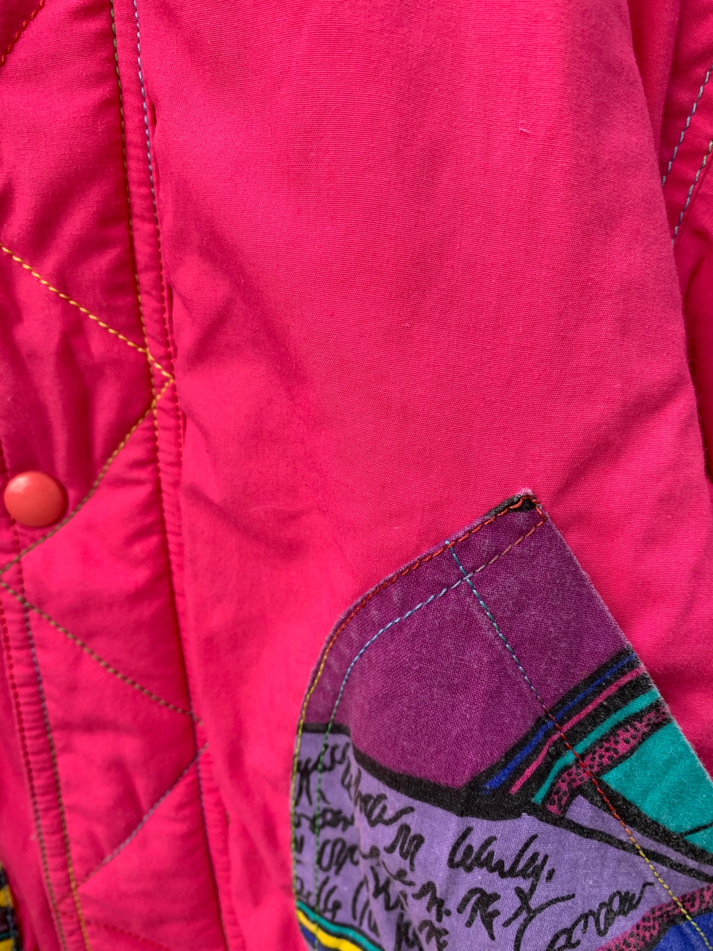 Lollipop 80s pink jacket 7y (122cm)