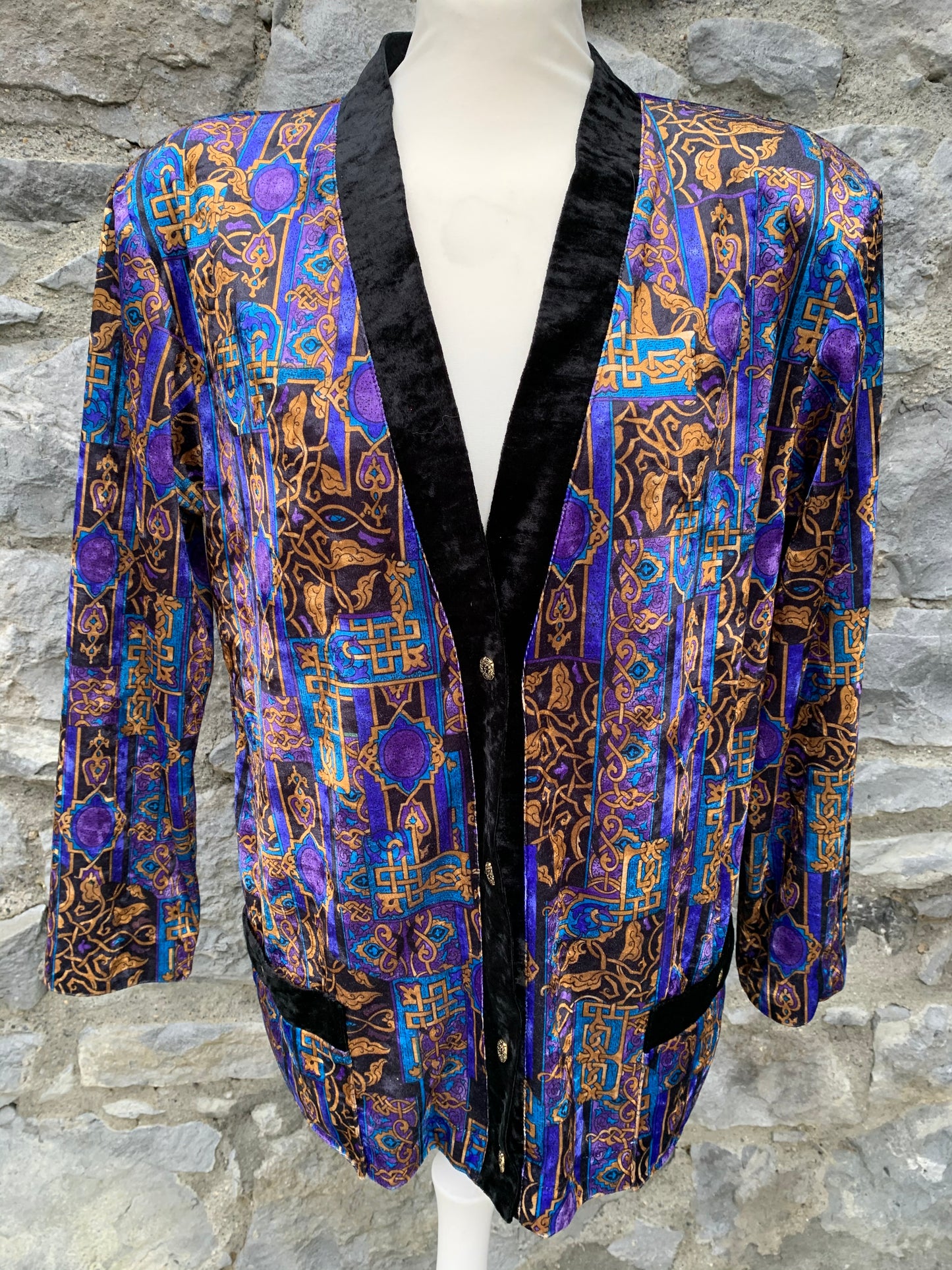 Gabell 80s velvet jacket uk 10-12