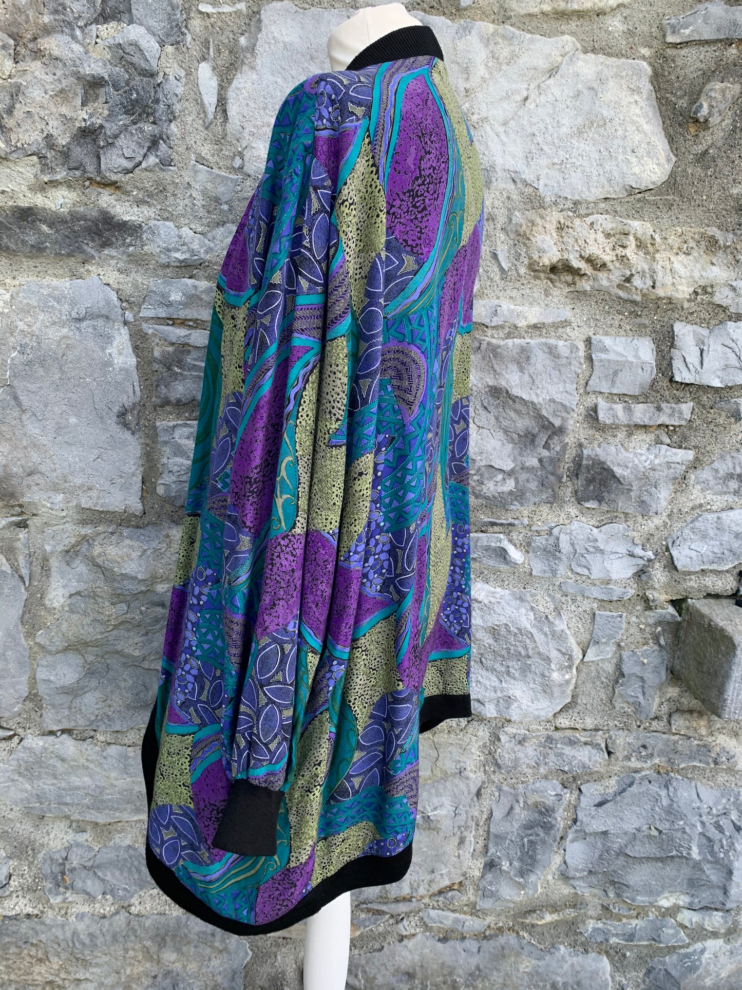 80s summer abstract blazer uk 12-18