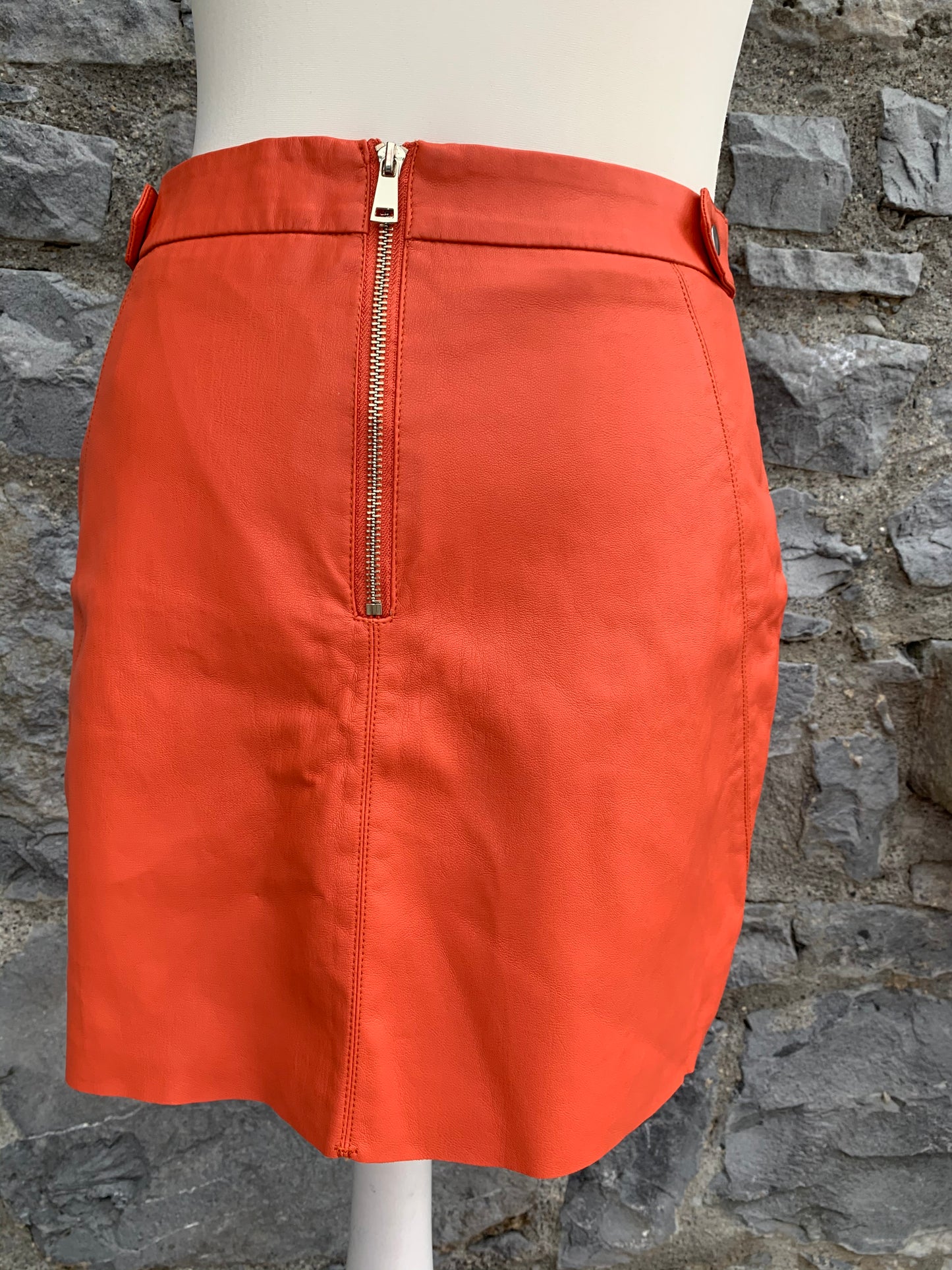 Orange skirt uk 10