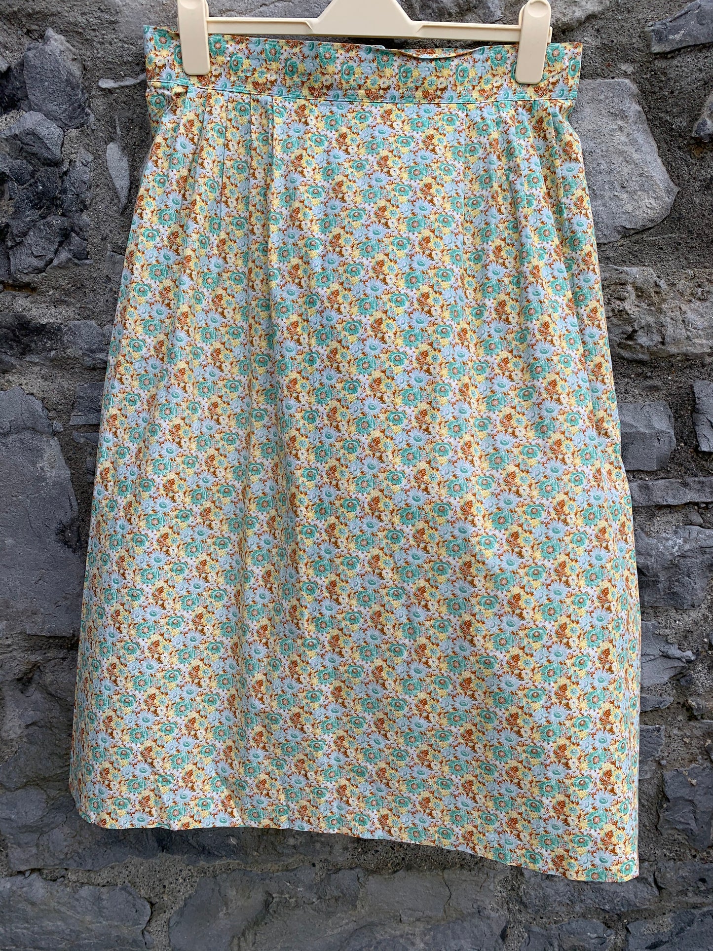 Handmade yellow meadow skirt uk 16