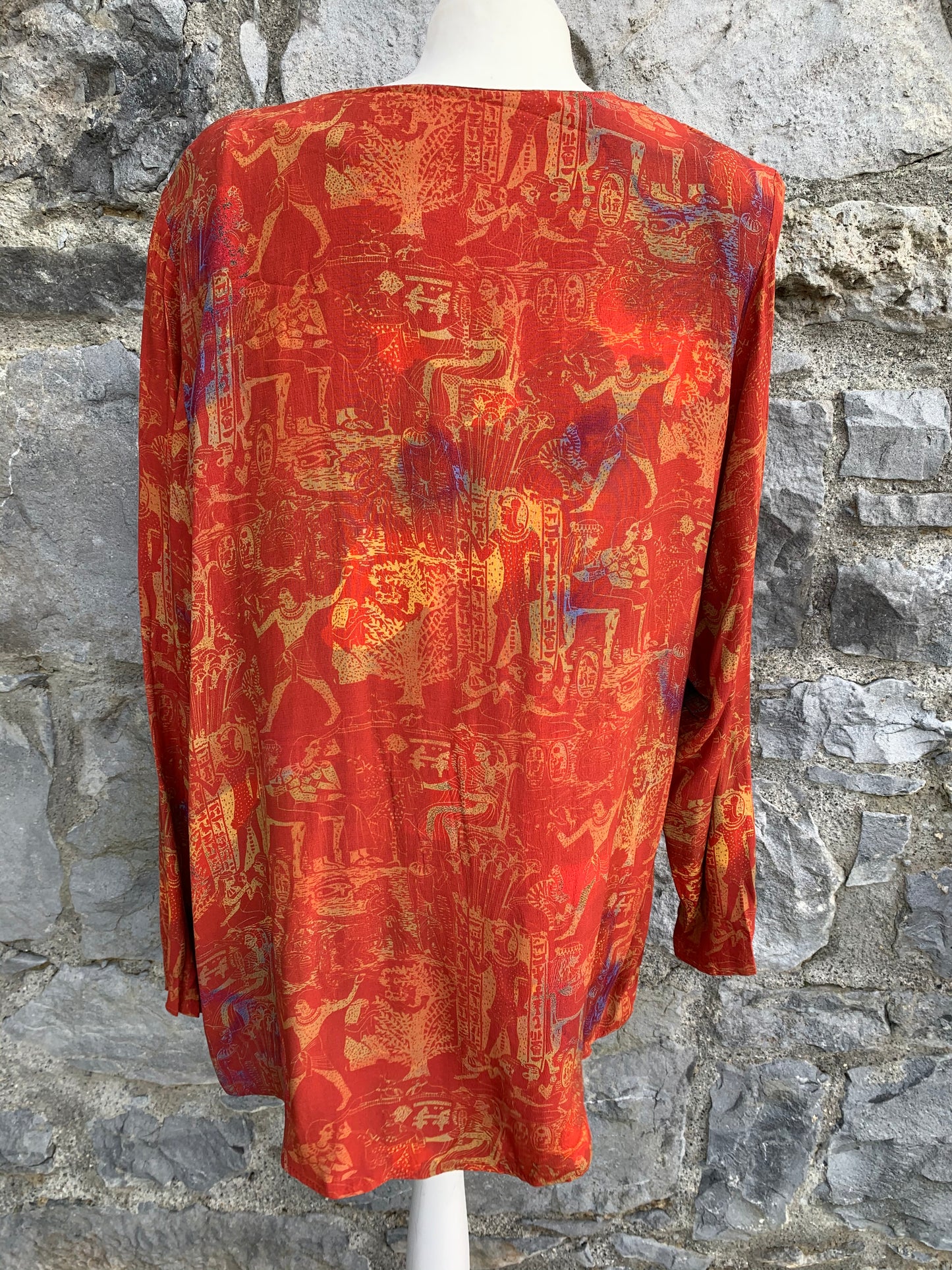 Mikko Ancient Egypt print shirt uk 14