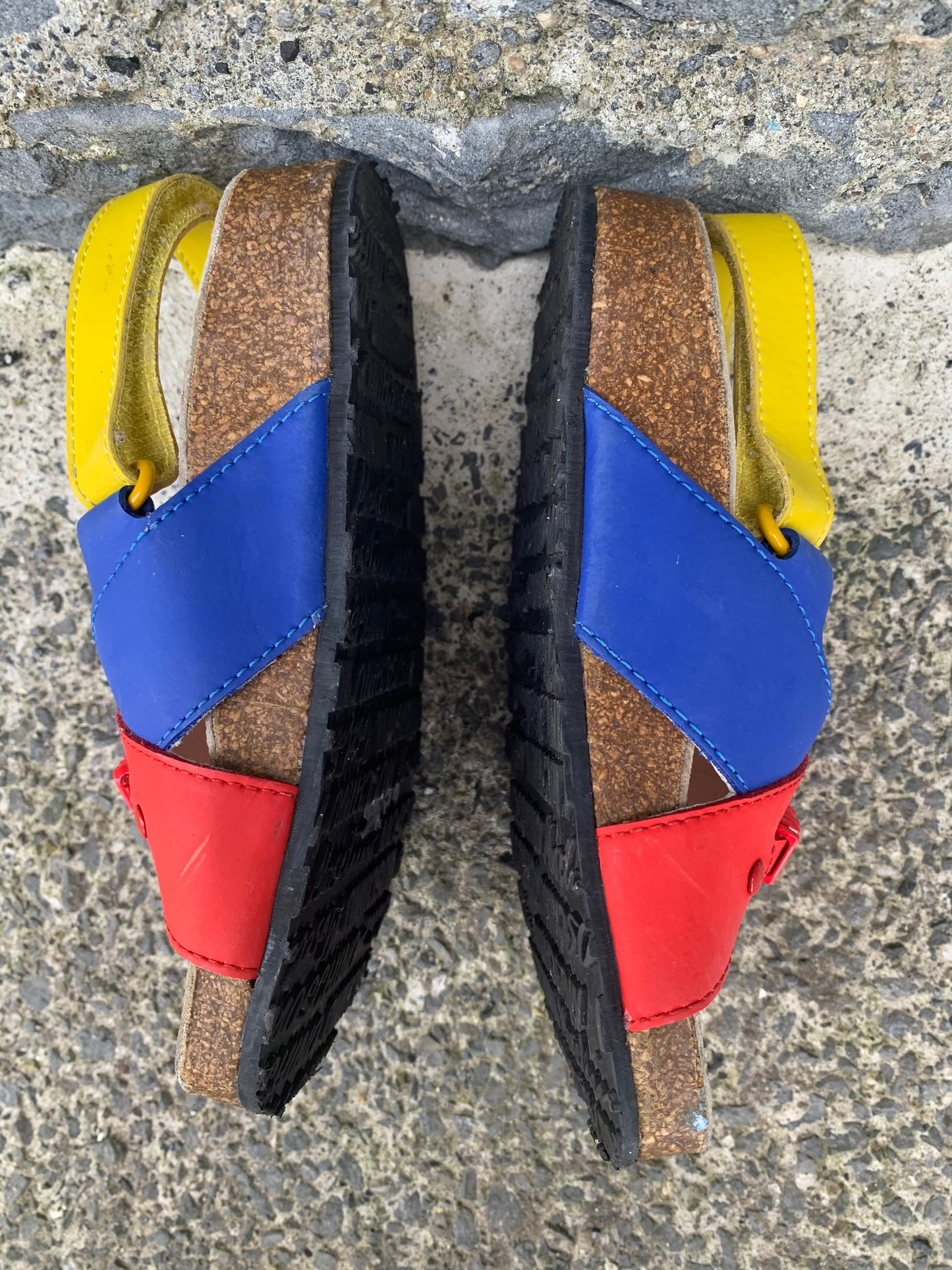 Colourful sandals uk 9.5 (eu 27)