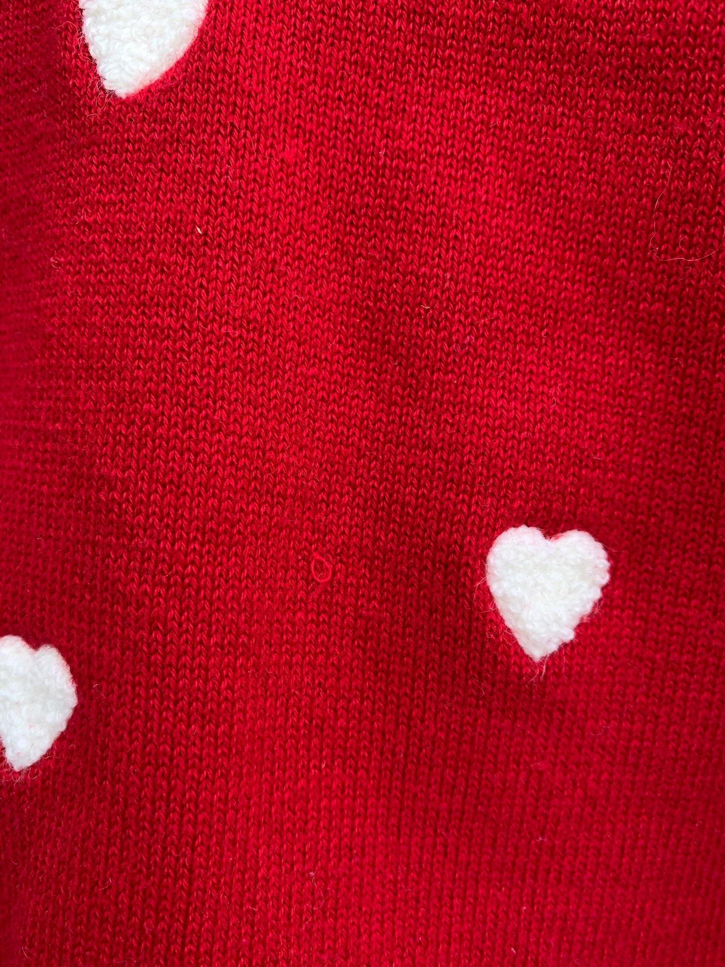 Red set with hearts 2-3y (92-98cm)