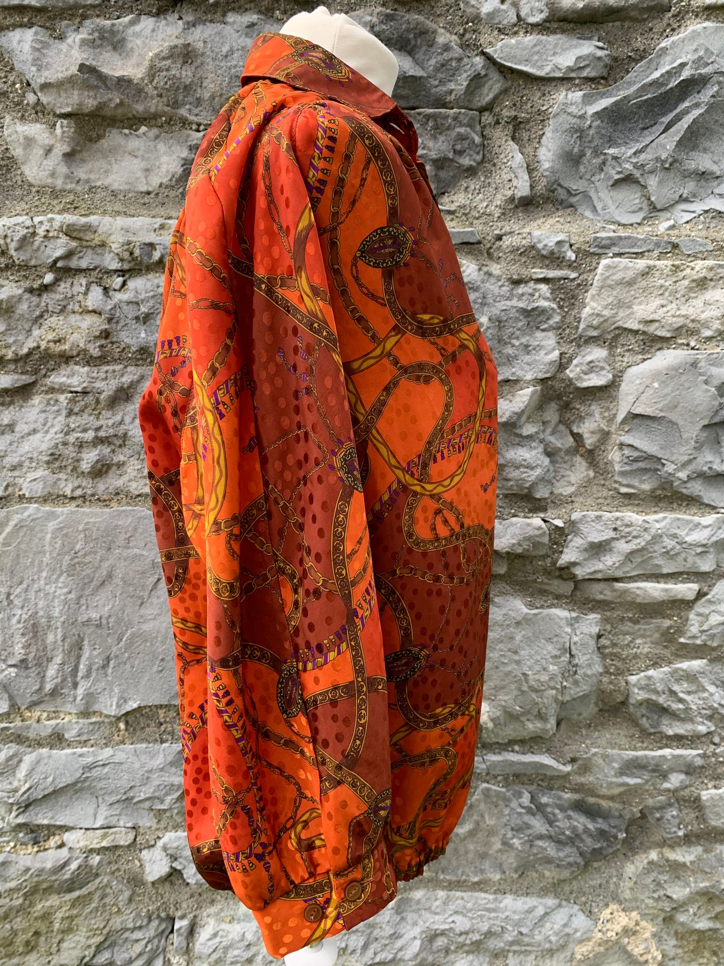 Orange shirt with chains uk 10-12