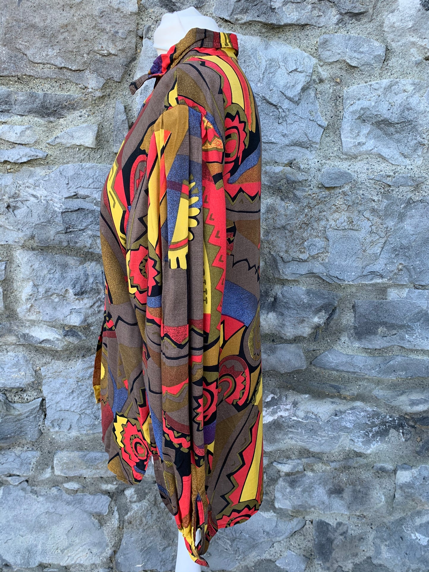 80s abstract shirt Medium