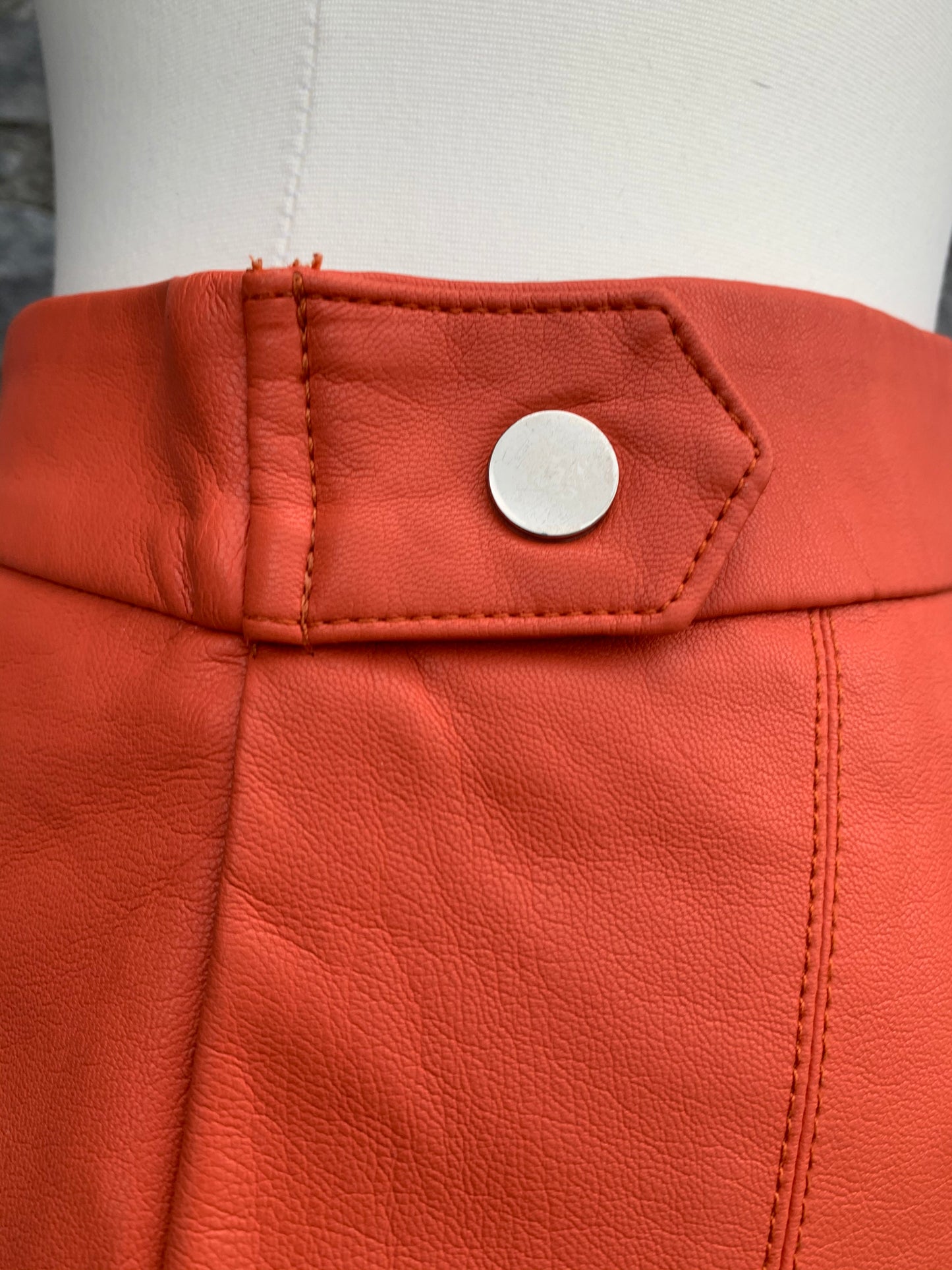 Orange skirt uk 10