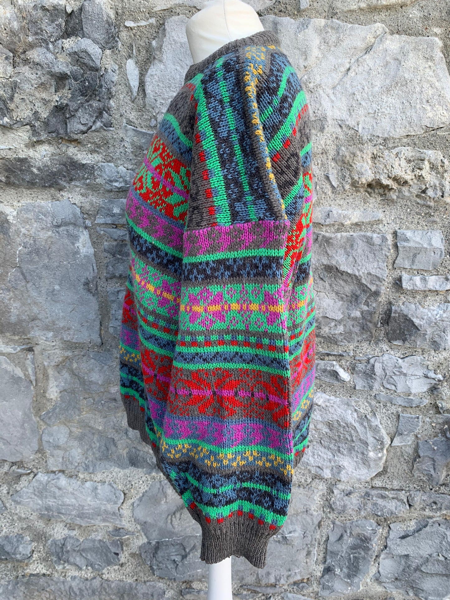 80s Colourful jumper uk 10-12