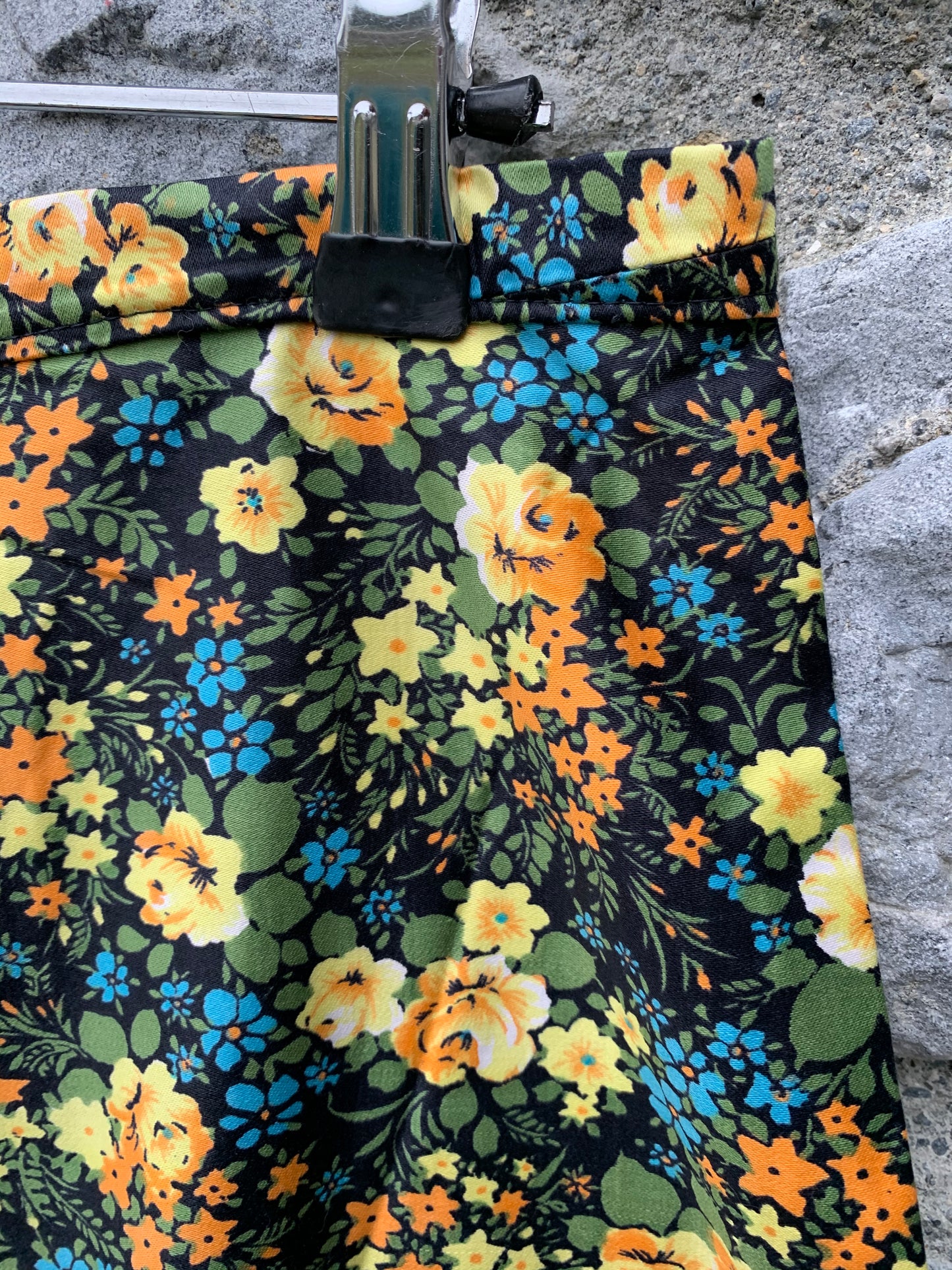 Dinky flowers a-line skirt uk 16