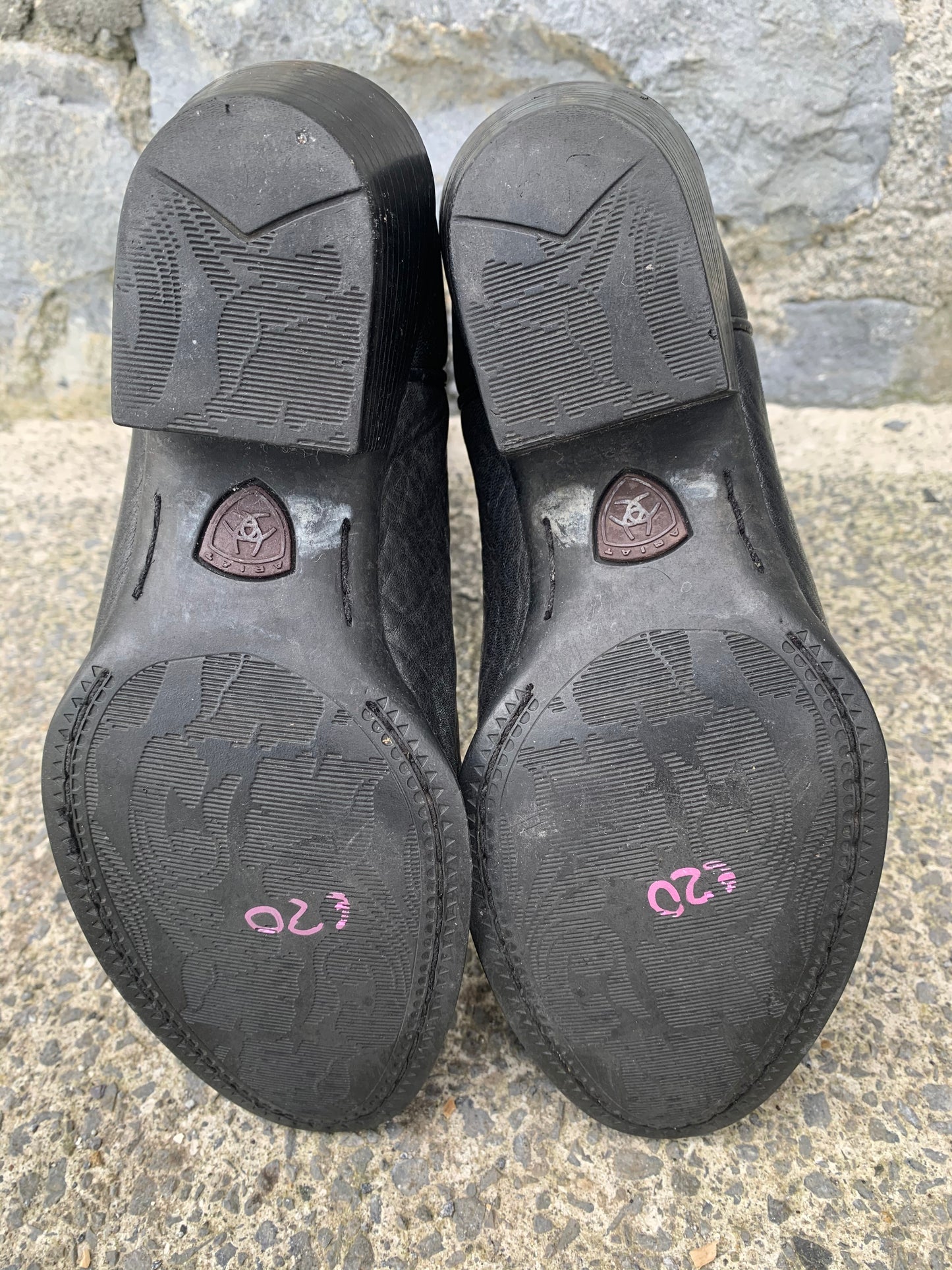 Black cowboy boots uk 3 (eu 36)