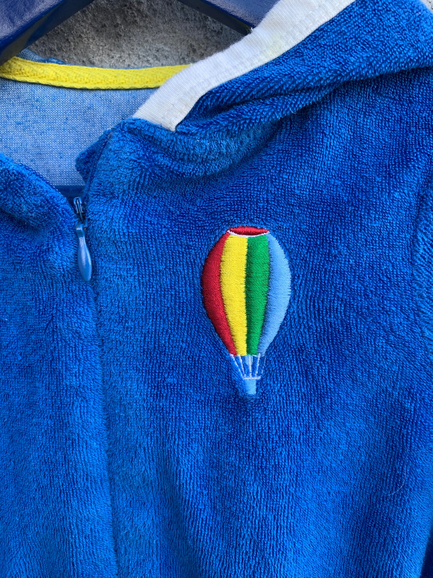 Blue terry jumpsuit 18-24m (86-92cm)