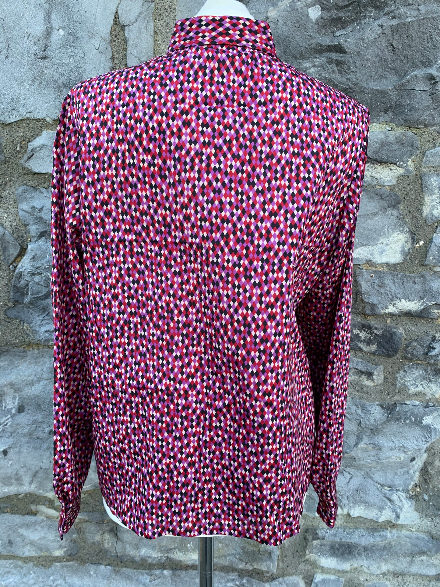Flaser shirt with dinky diamonds pattern uk 10