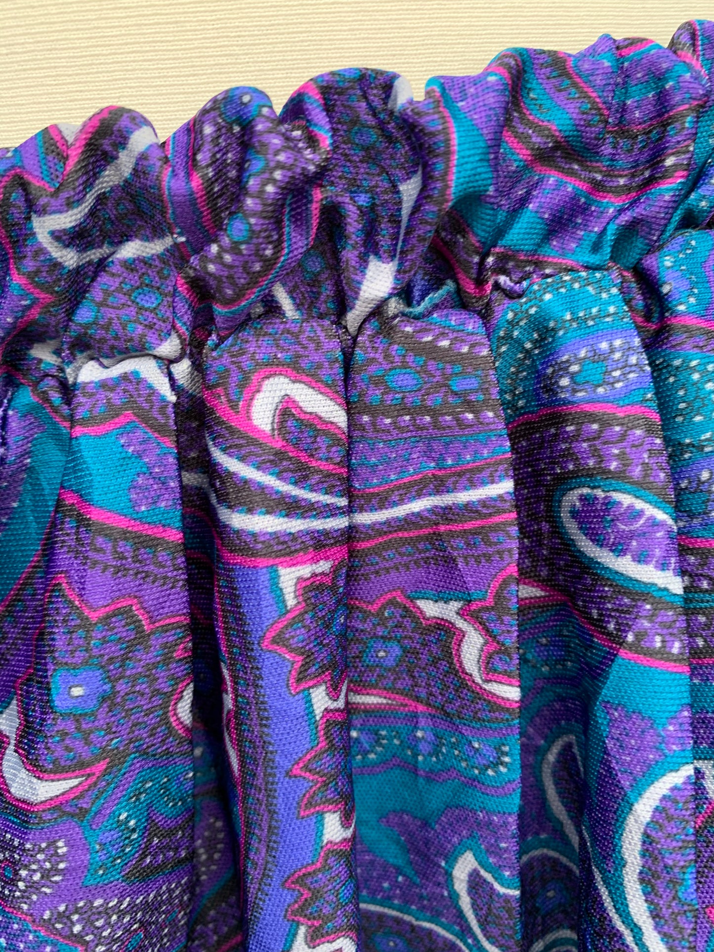 Purple paisley skirt uk 12