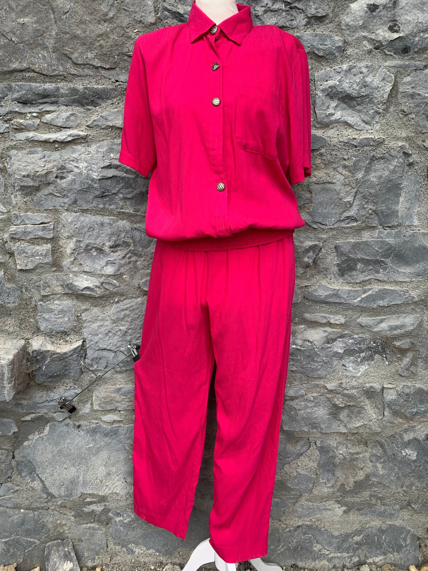 Alfred Dunner 80s pink set uk 10