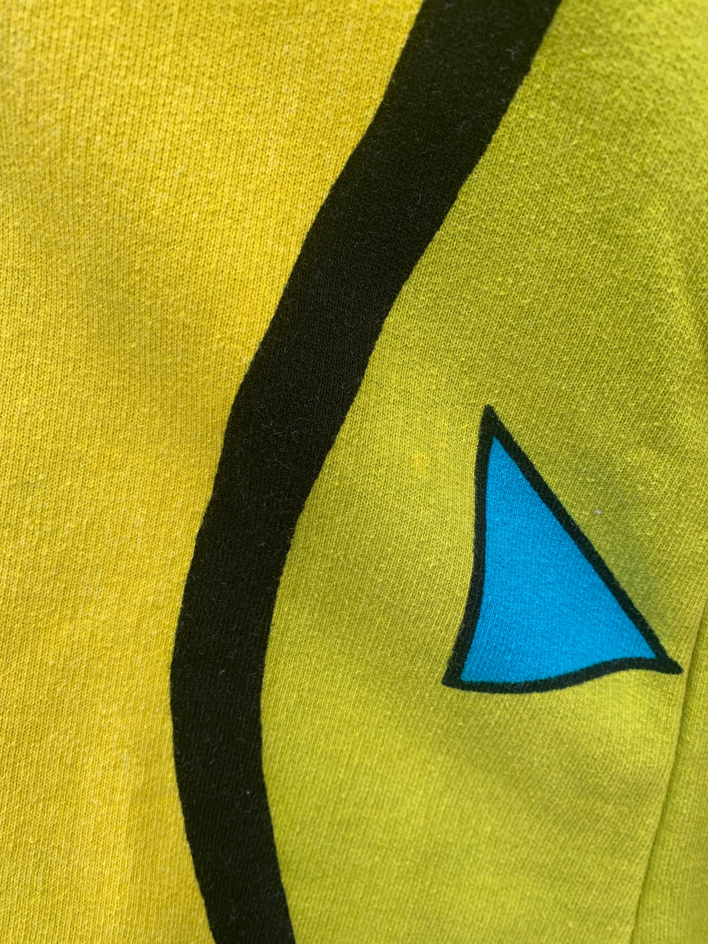 80s Avalon triangles asymmetrical sweatshirt uk 12-14