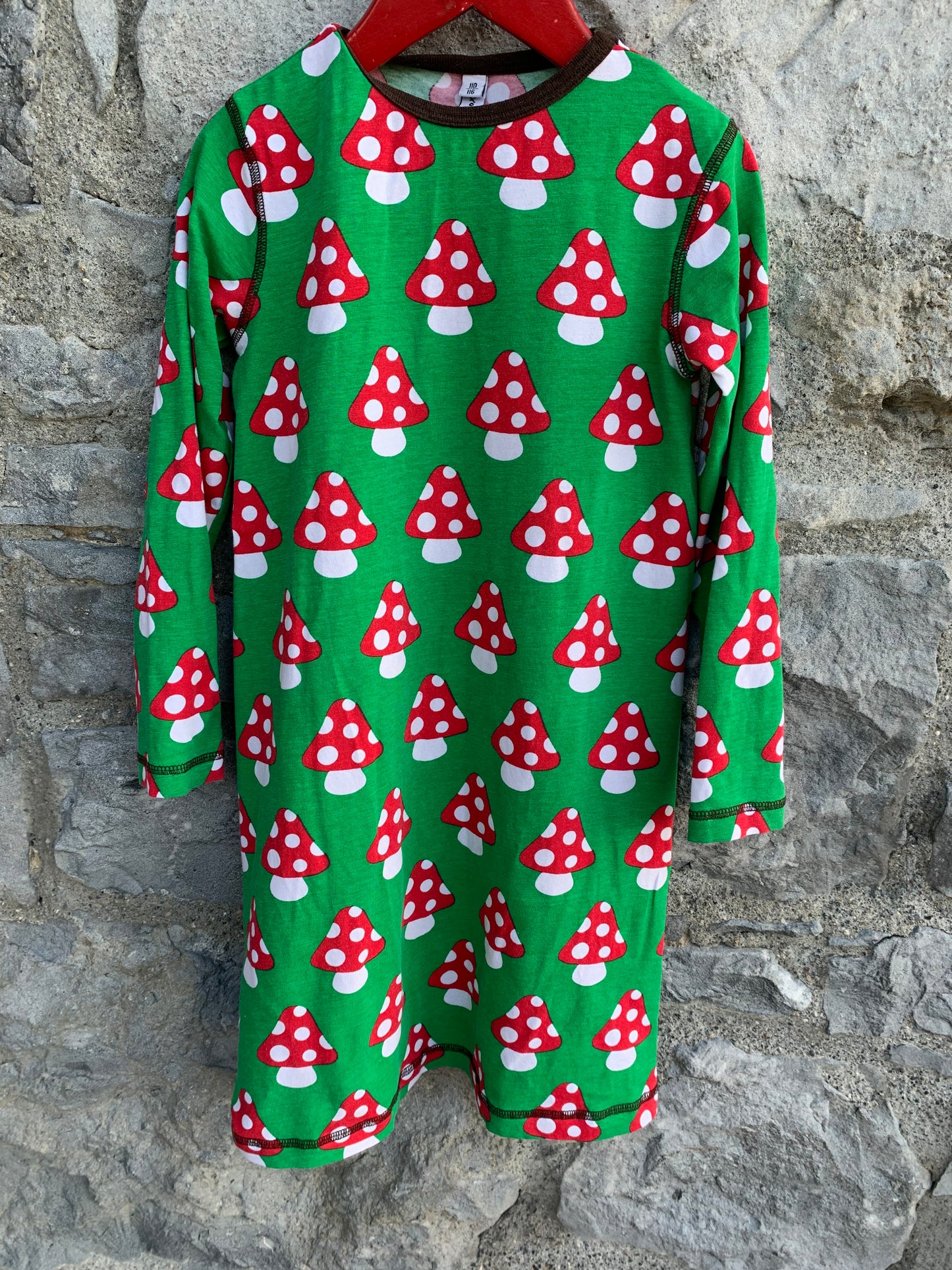 Mushroom dress 5-6y (110-116cm)
