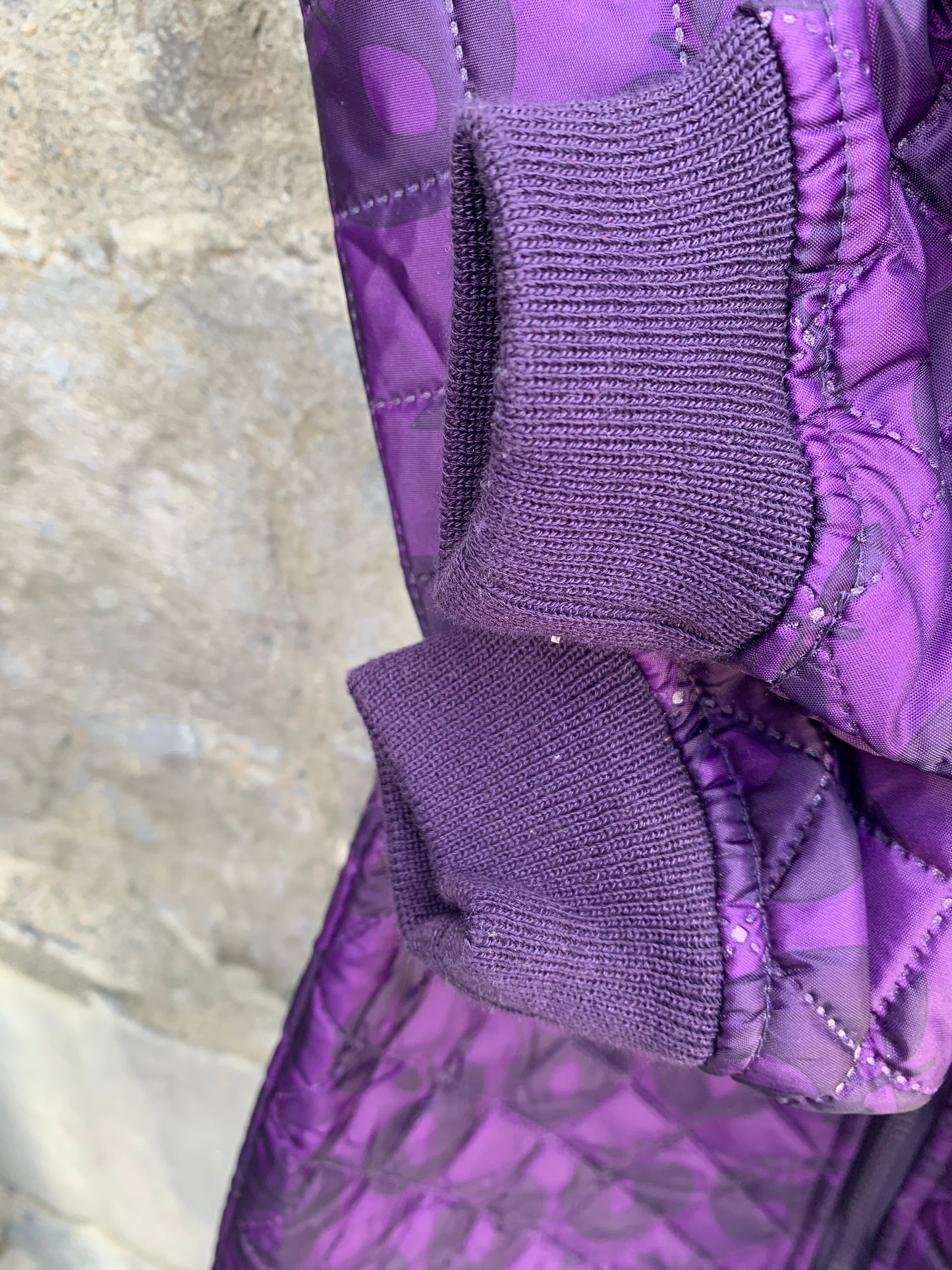 Purple apples jacket 3-4y (98-104cm)