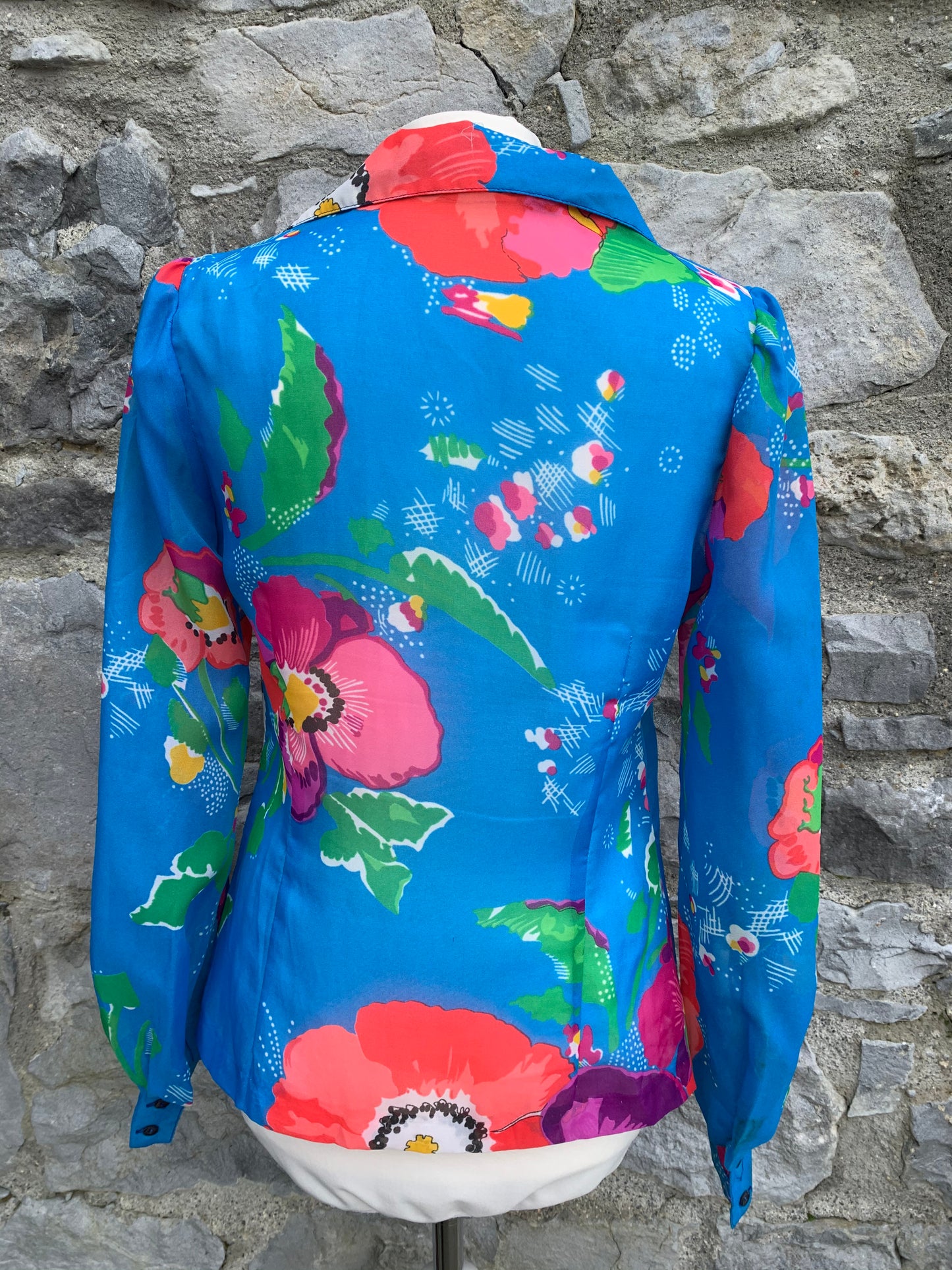 Deha semitransparent floral blouse uk 8