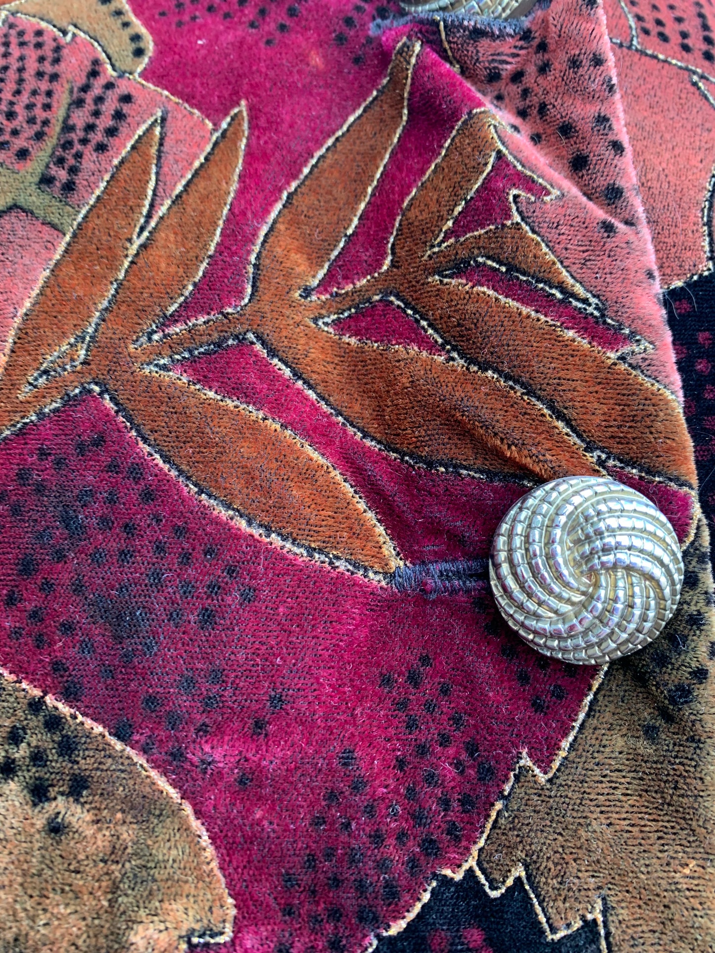Sparkly leaves jacket uk 10-12