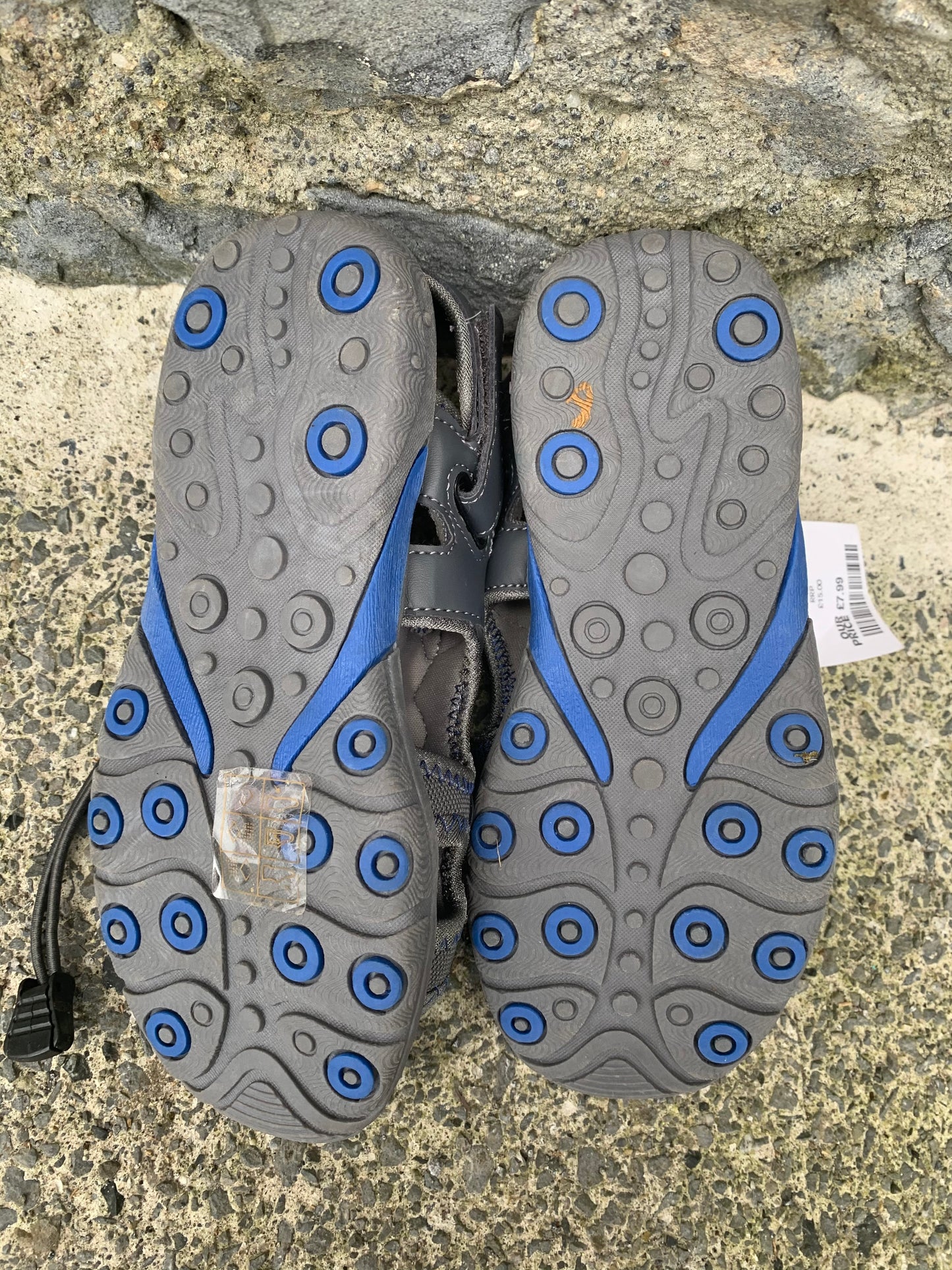Grey sandals uk 13 (eu 32)