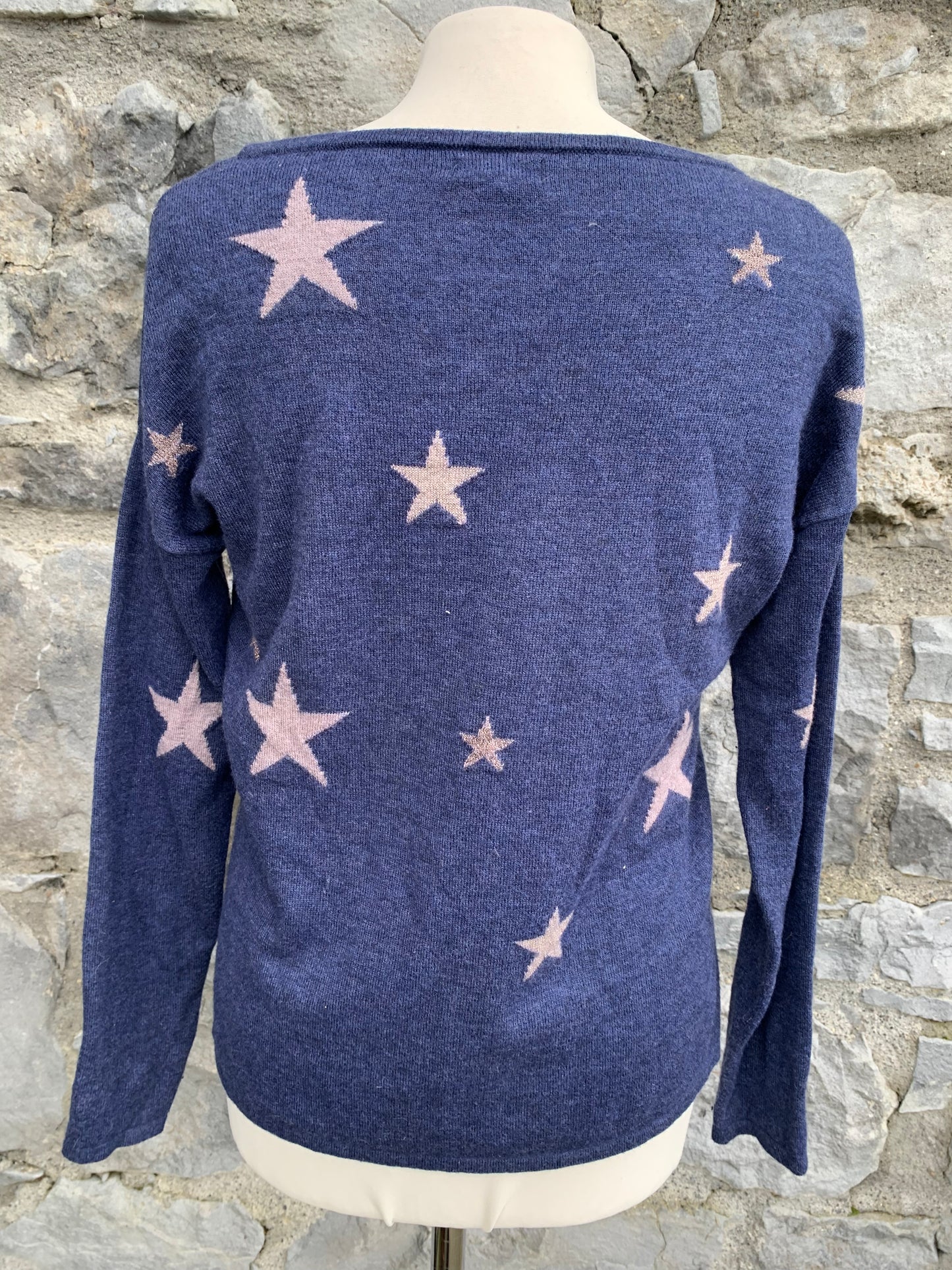 Sparkly stars jumper uk 8