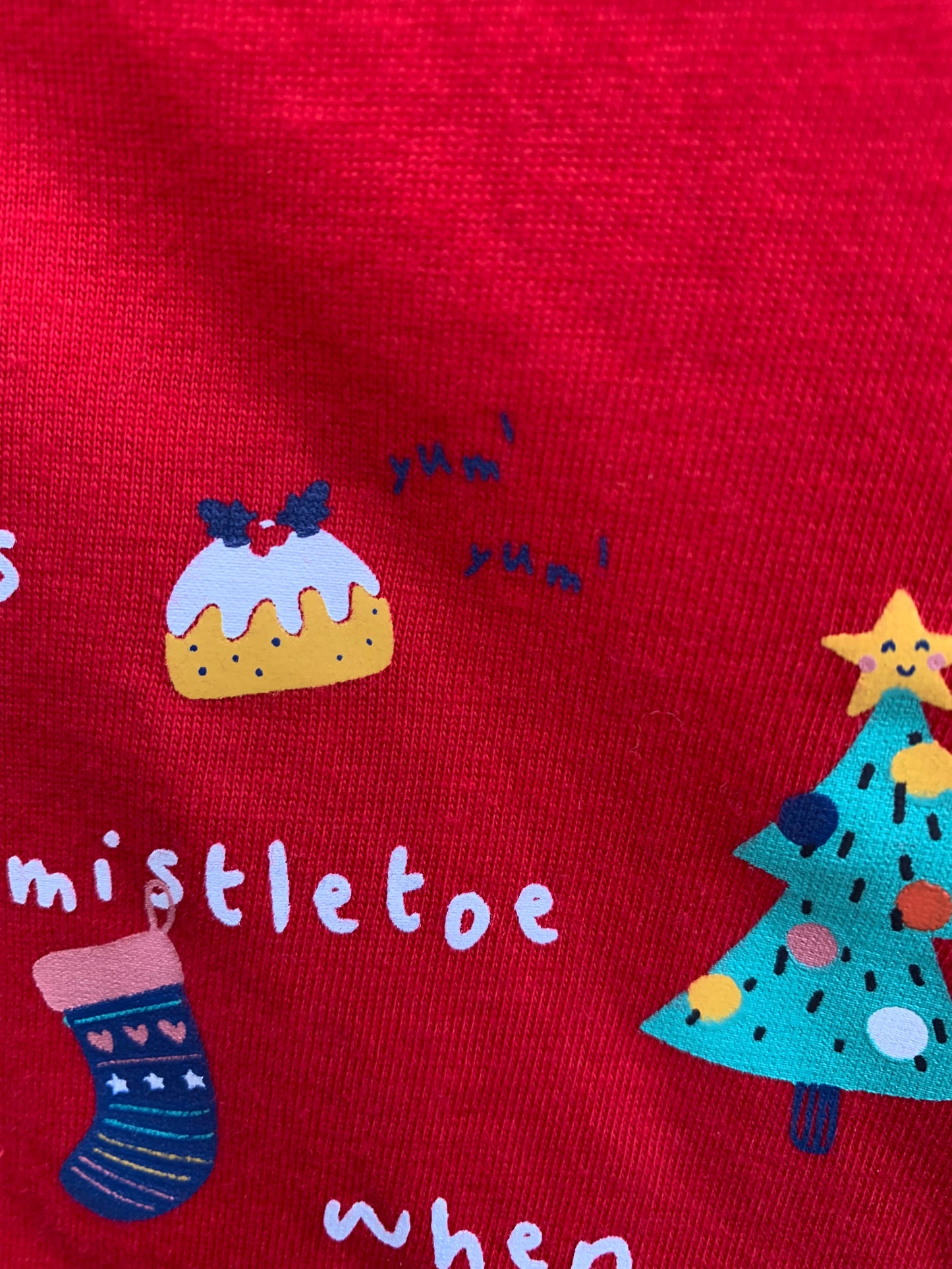 Christmas top 3-6m (62-68cm)