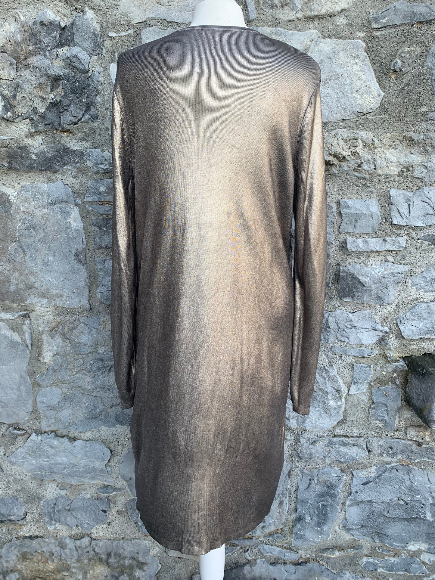 Gold dress uk 12