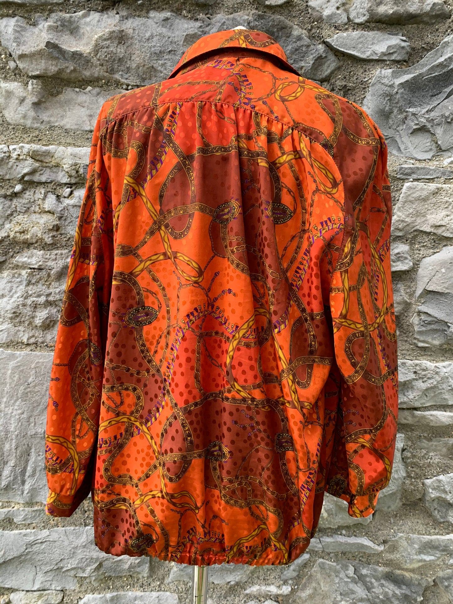 Orange shirt with chains uk 10-12